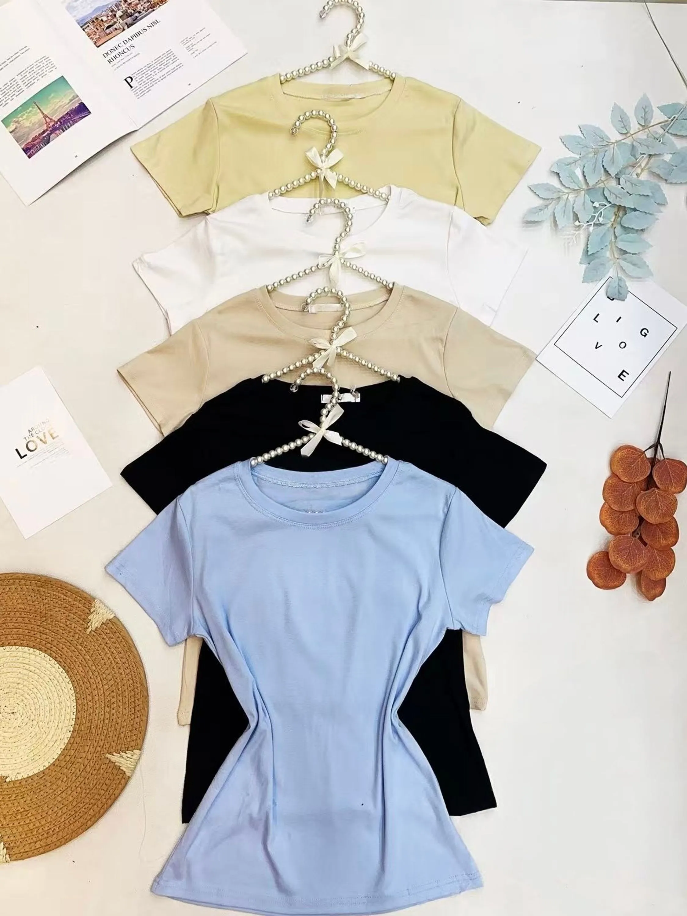 T shirt importado femininas modas DXY9527-5