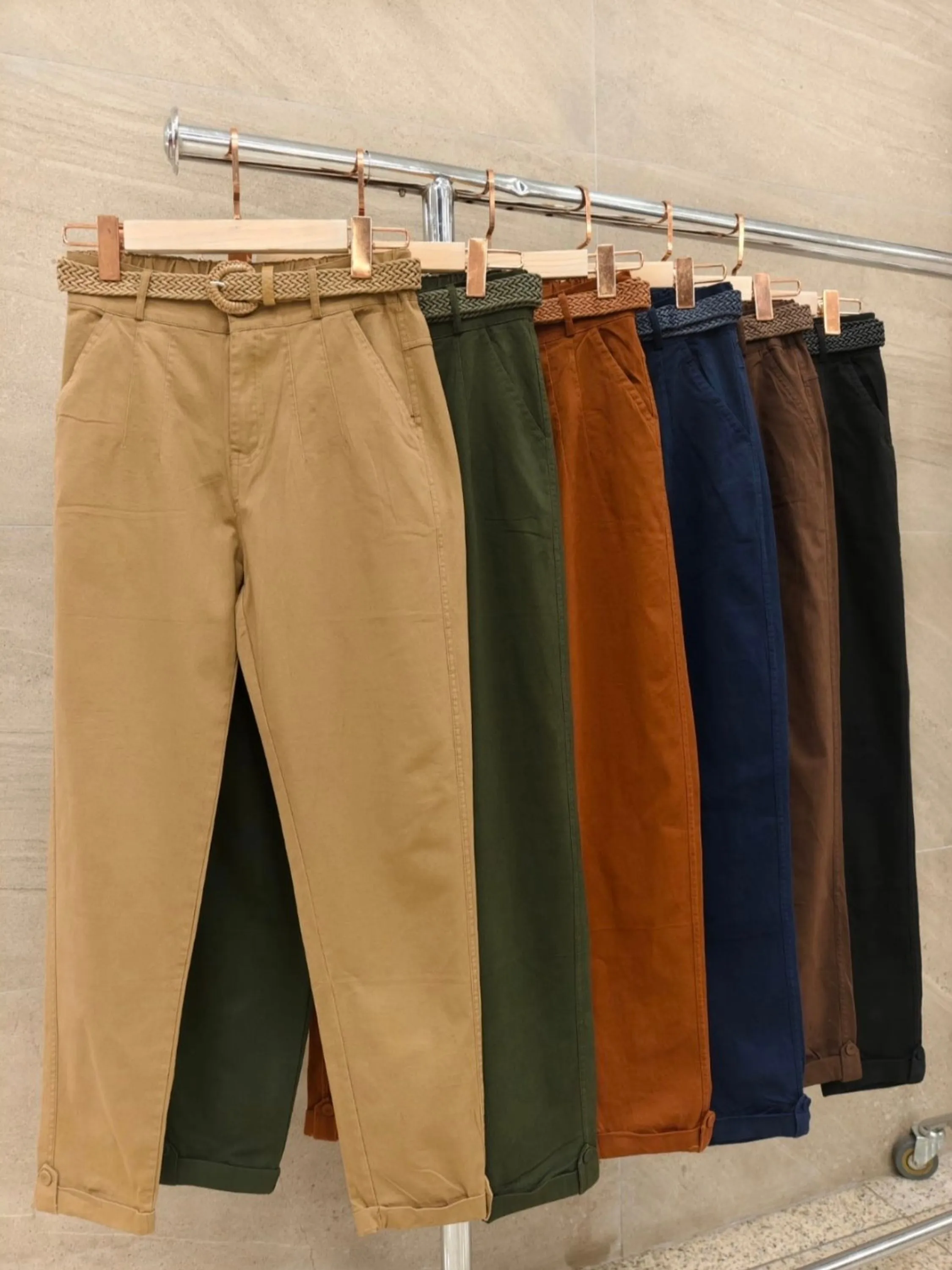 Calça sarja importado femininas T8613