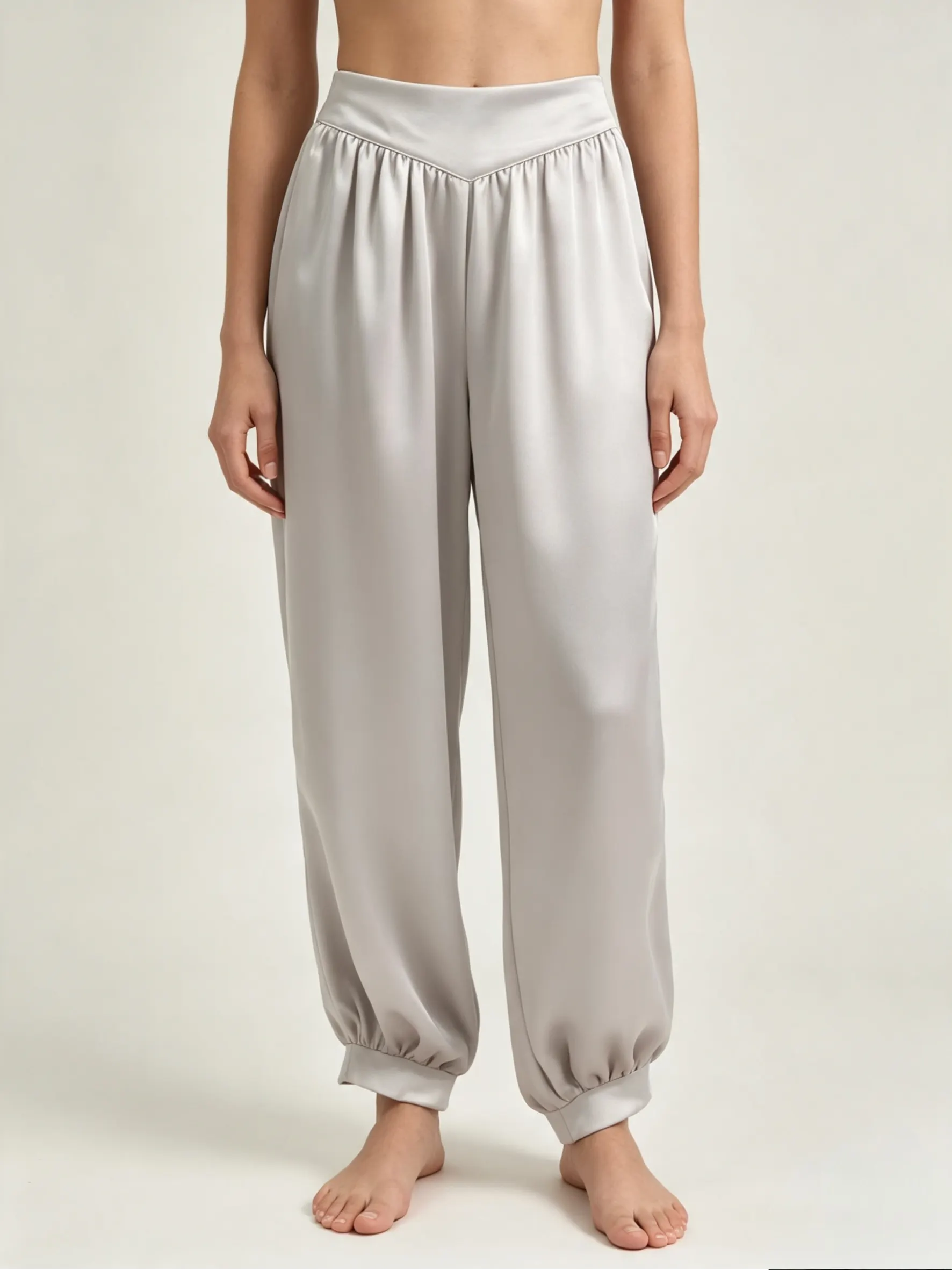 calça jogger cetim importado femininas modas 7017