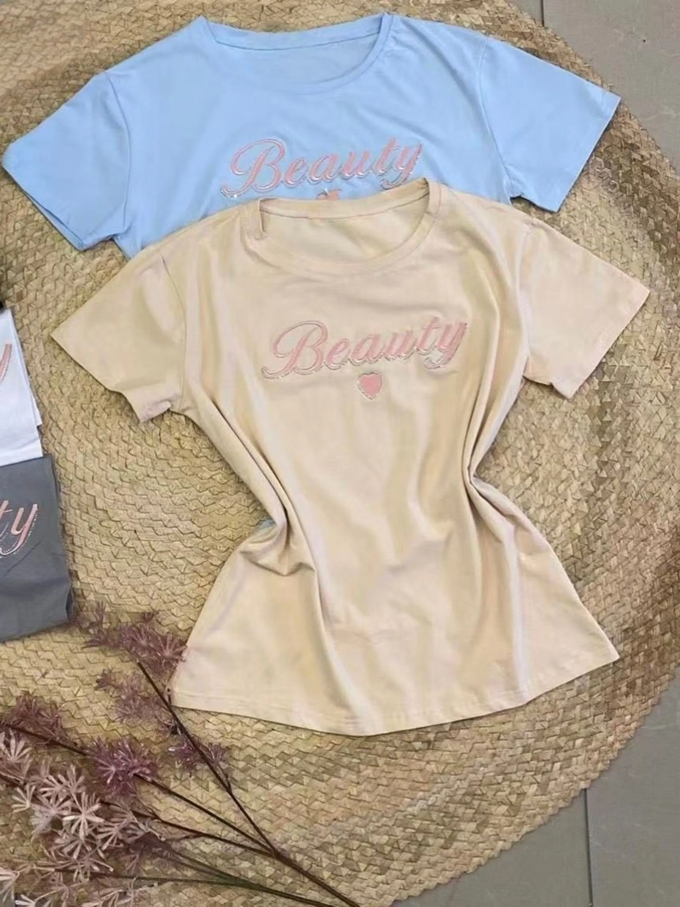 Camiseta plusai bordado  Algodão importado  DXY9331p