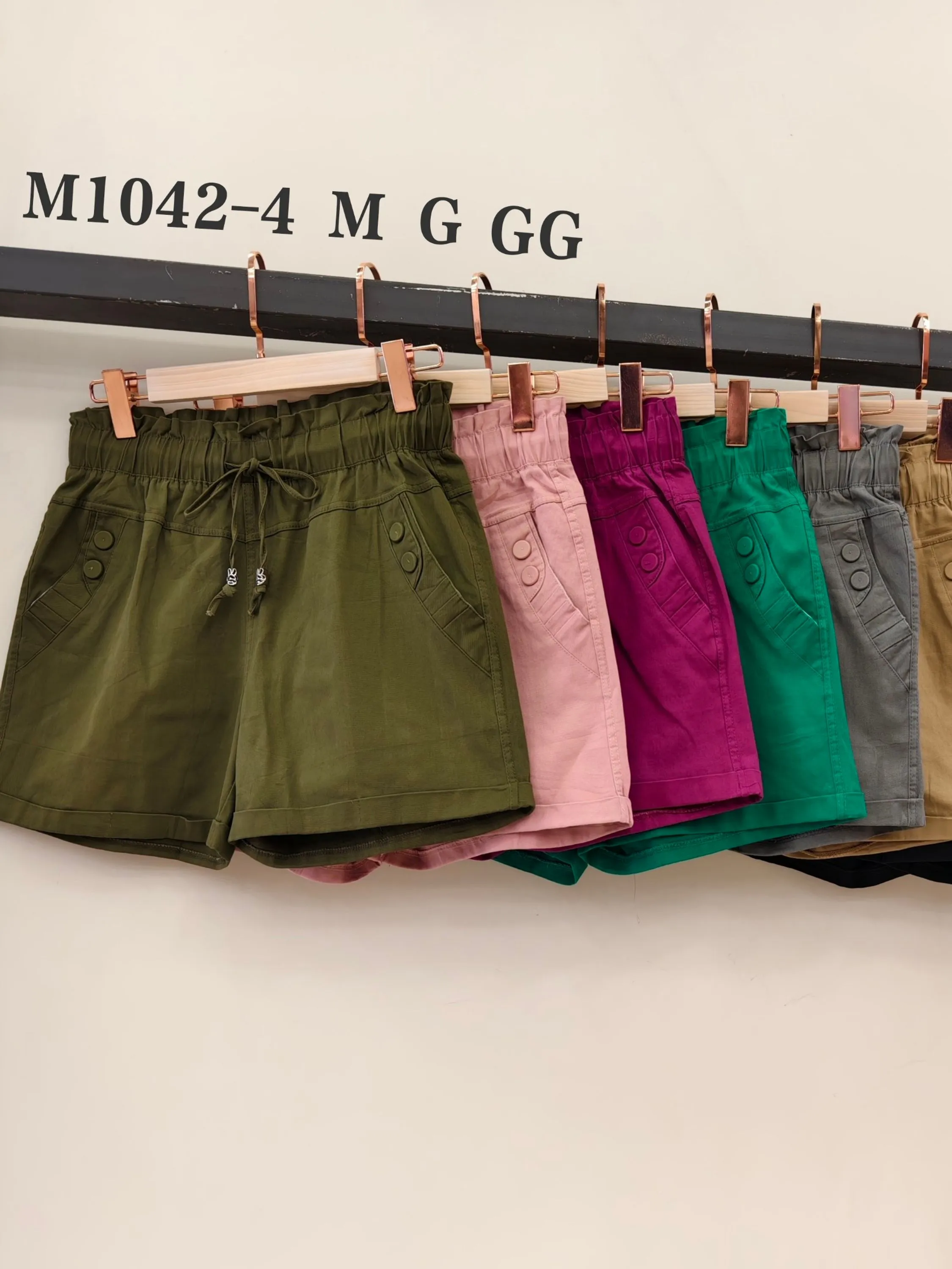 short sarja importado femininas modas M1042-4