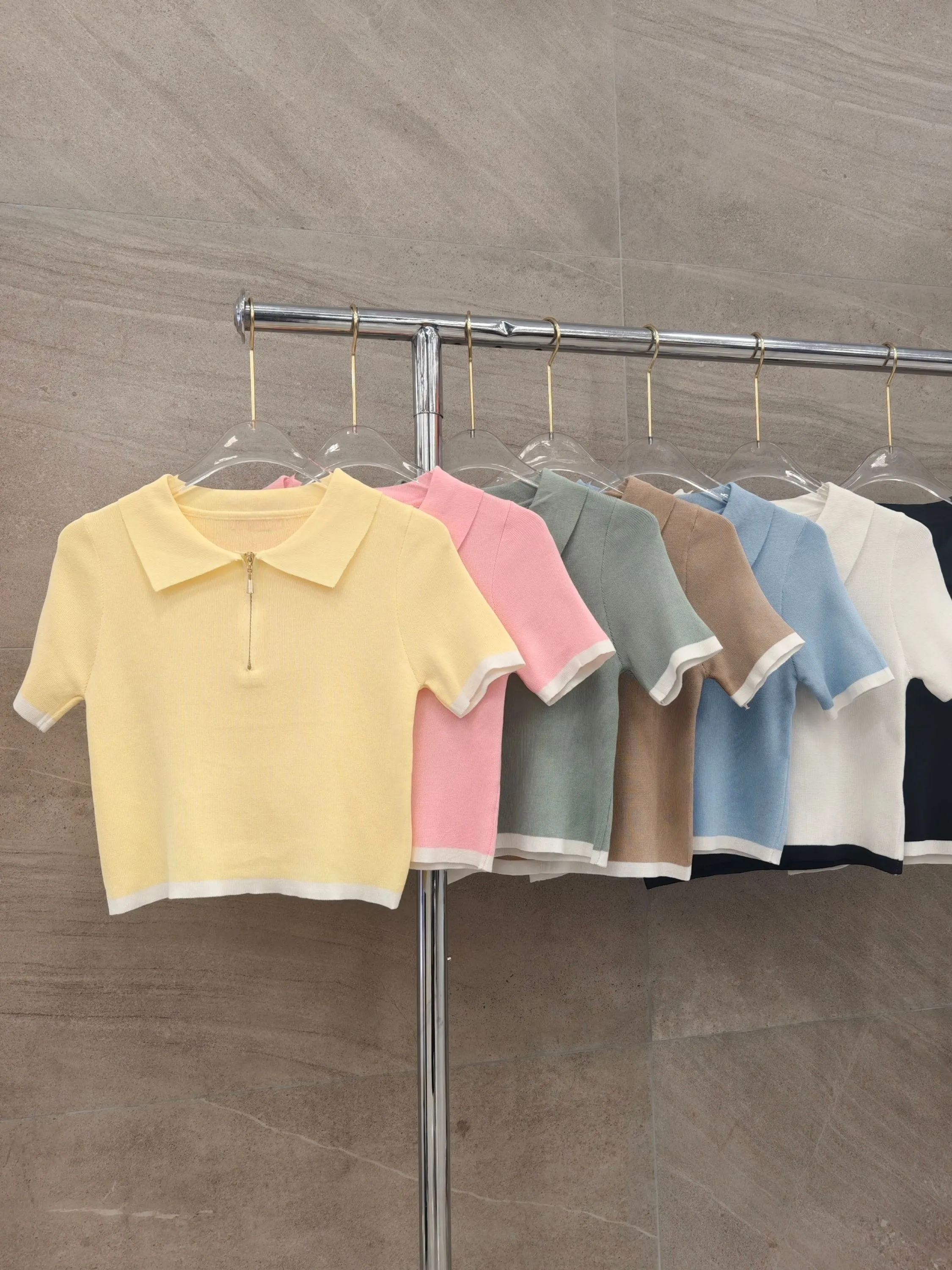 polo modal gelata importado femininas modasL669#