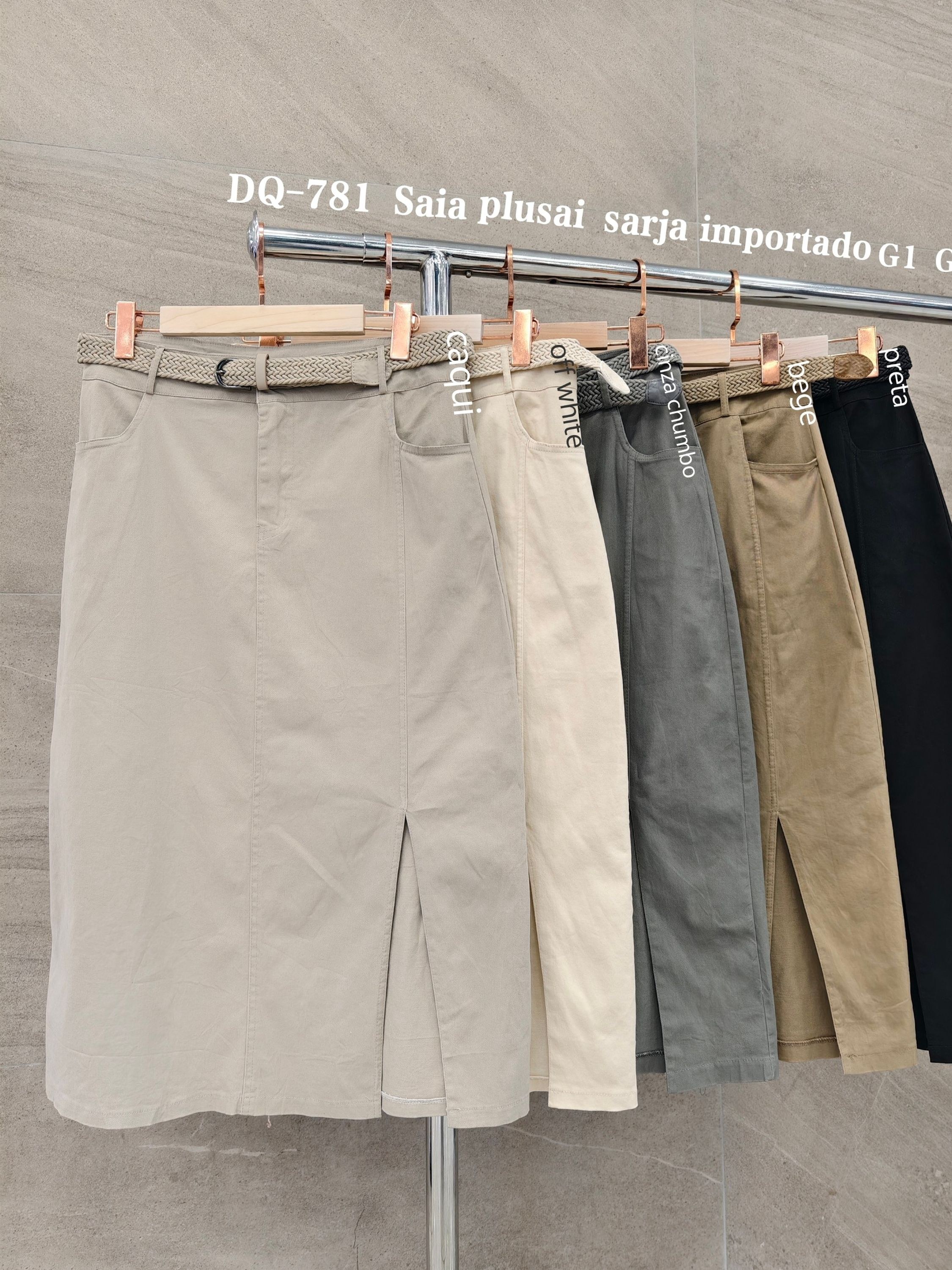 Saia plusai sarja importado femininas DQ-781