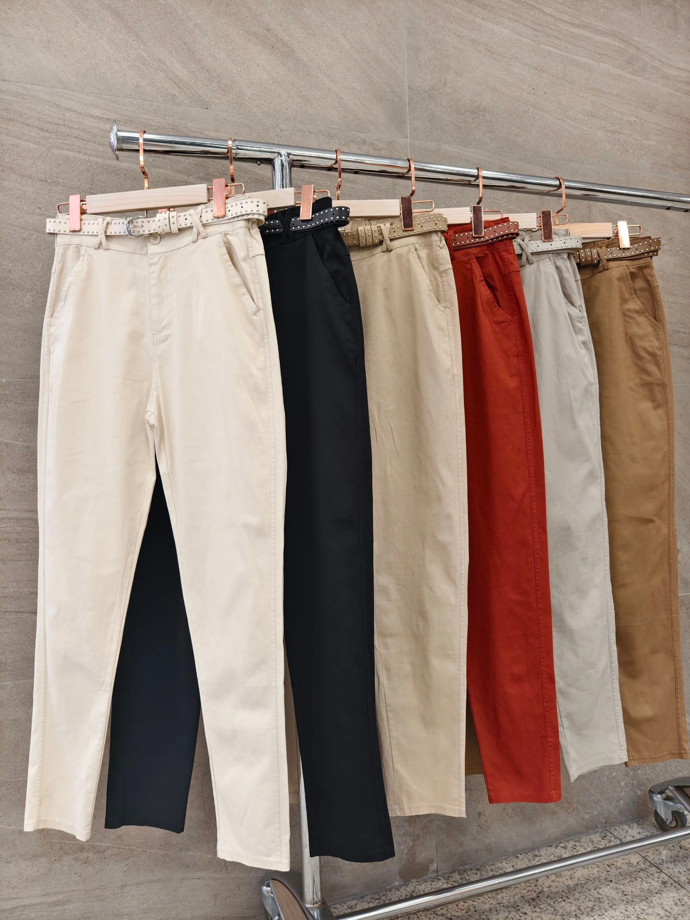 Calça sarja importado femininas modas T-715