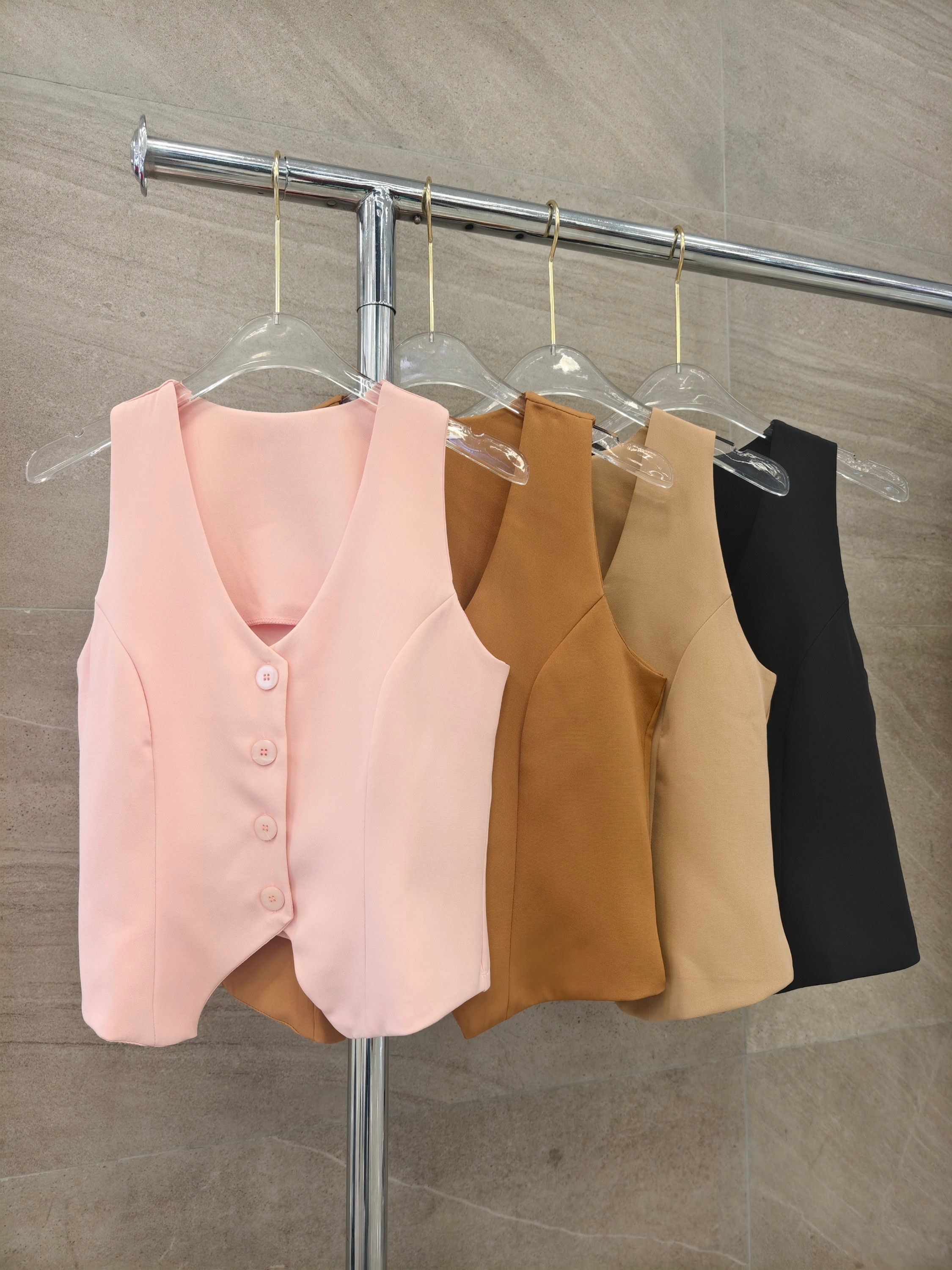 colete Alfaiateria femininas modas 159#