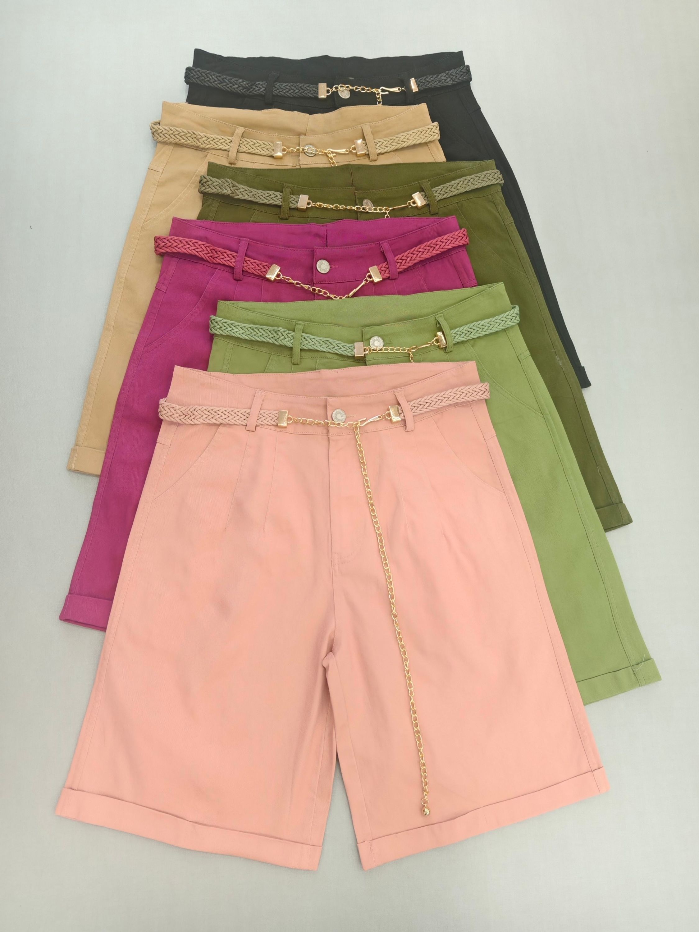 Bermuda sarja importado femininas modas M2816