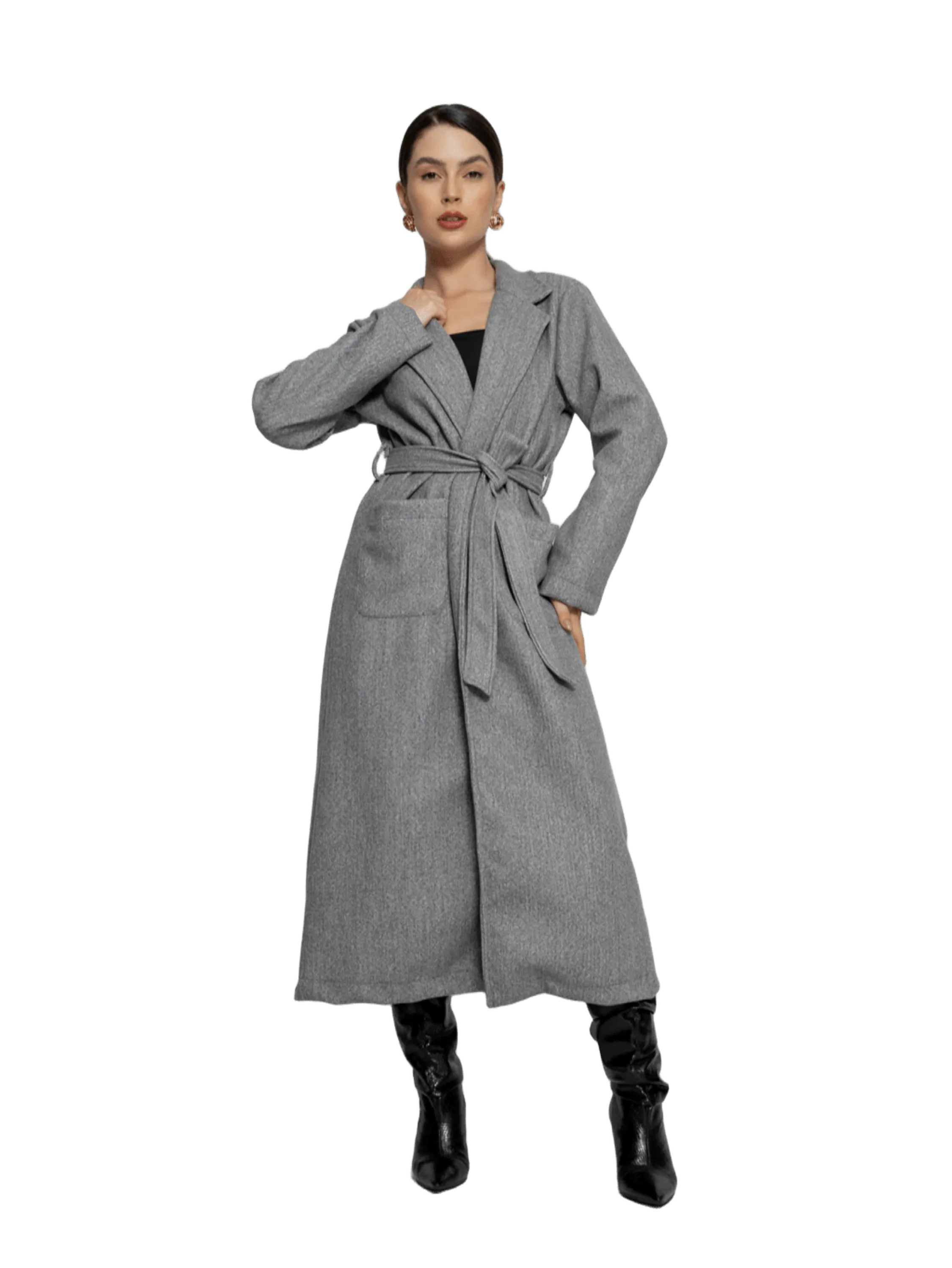 Sobretudo Feminino Max longo Social SBT-005