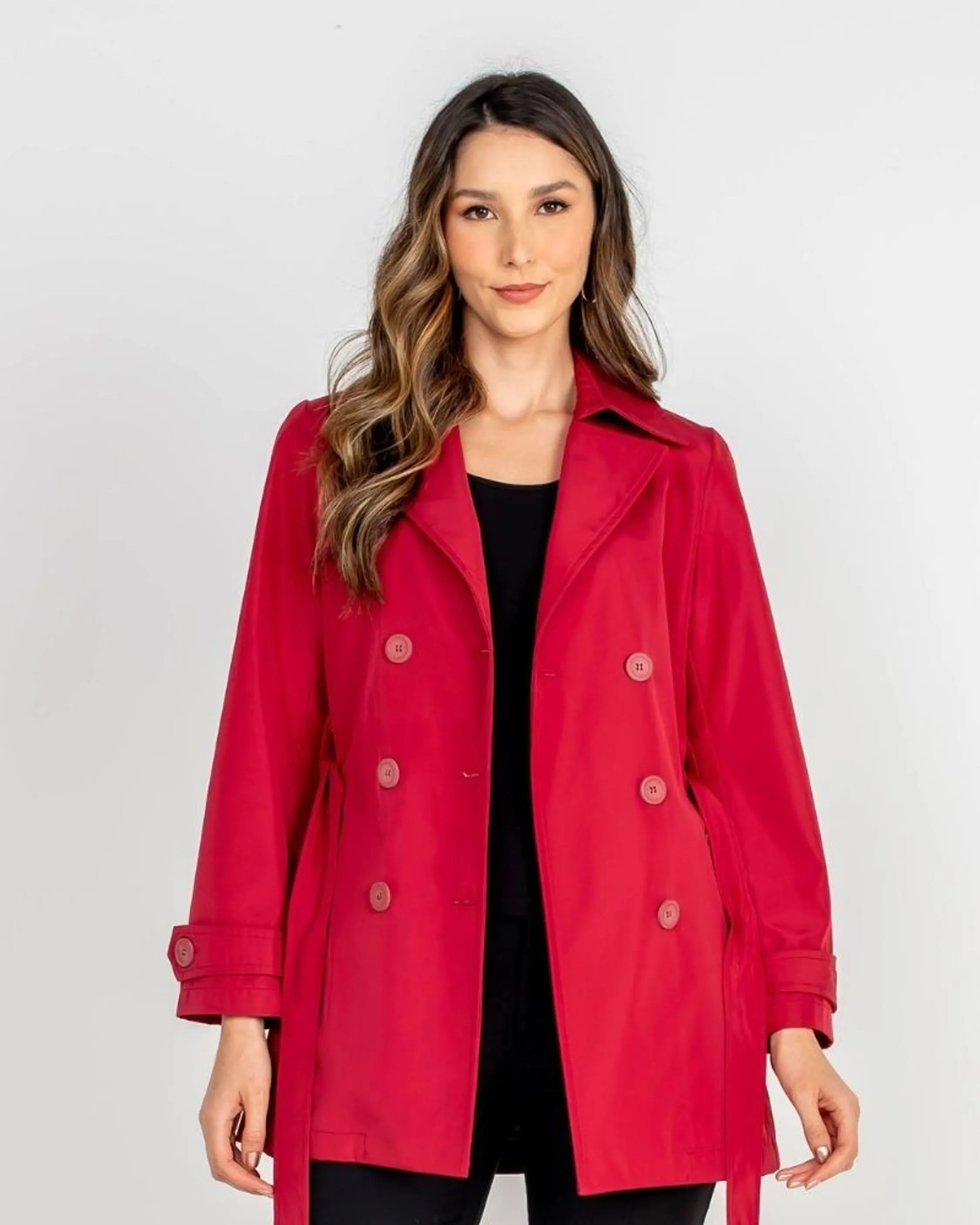 TRENCH COAT TRANSPASSADO VERMELHO