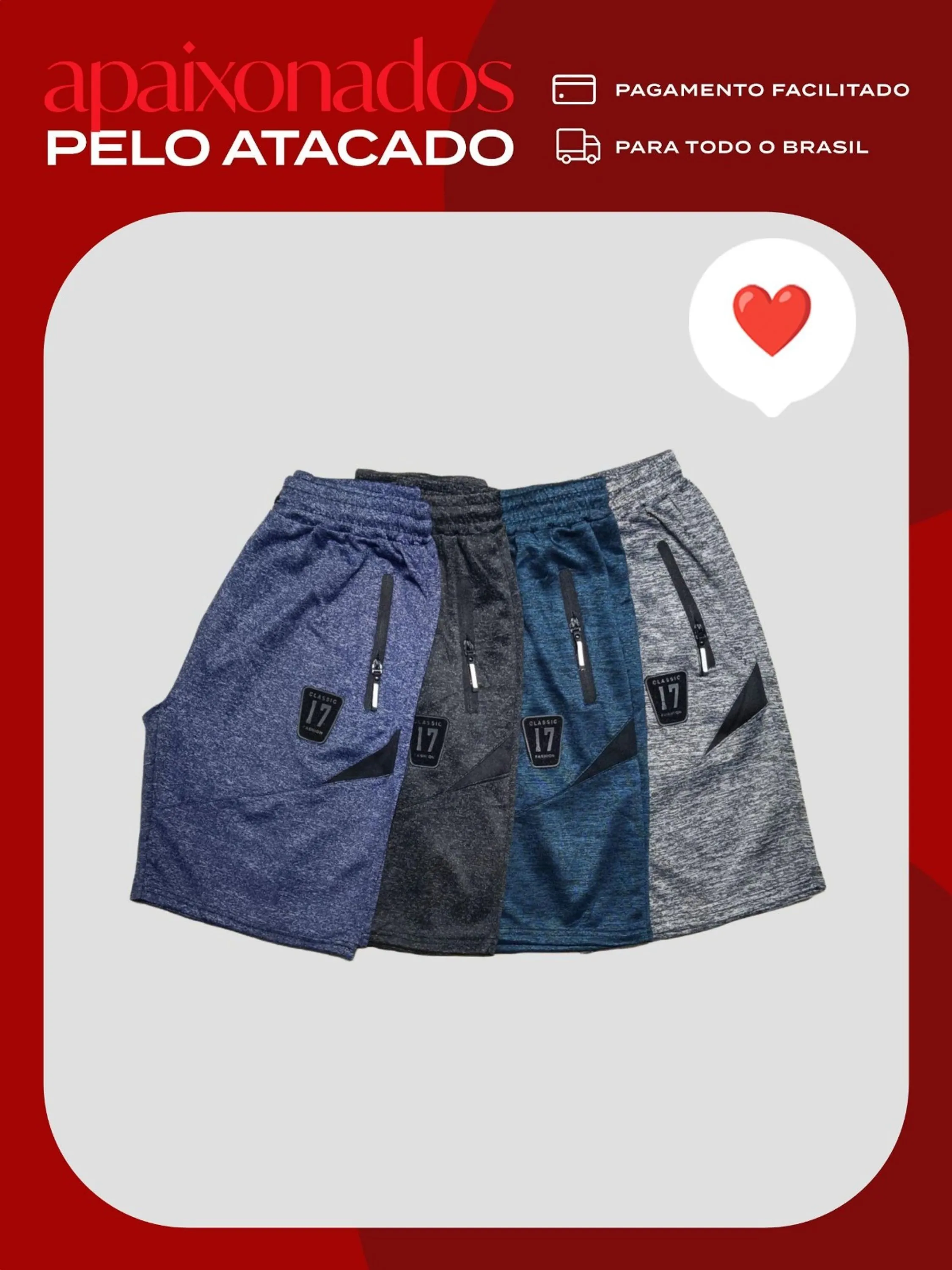 Masculino Bermudas Shorts