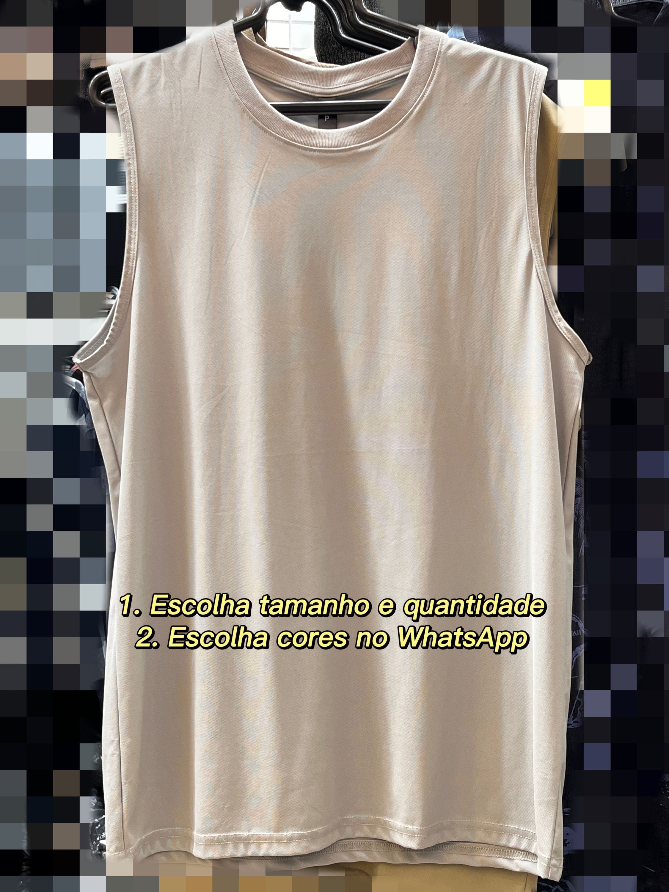 YJX MODAS Masculina Regatas sem Mangas tem muitas cores