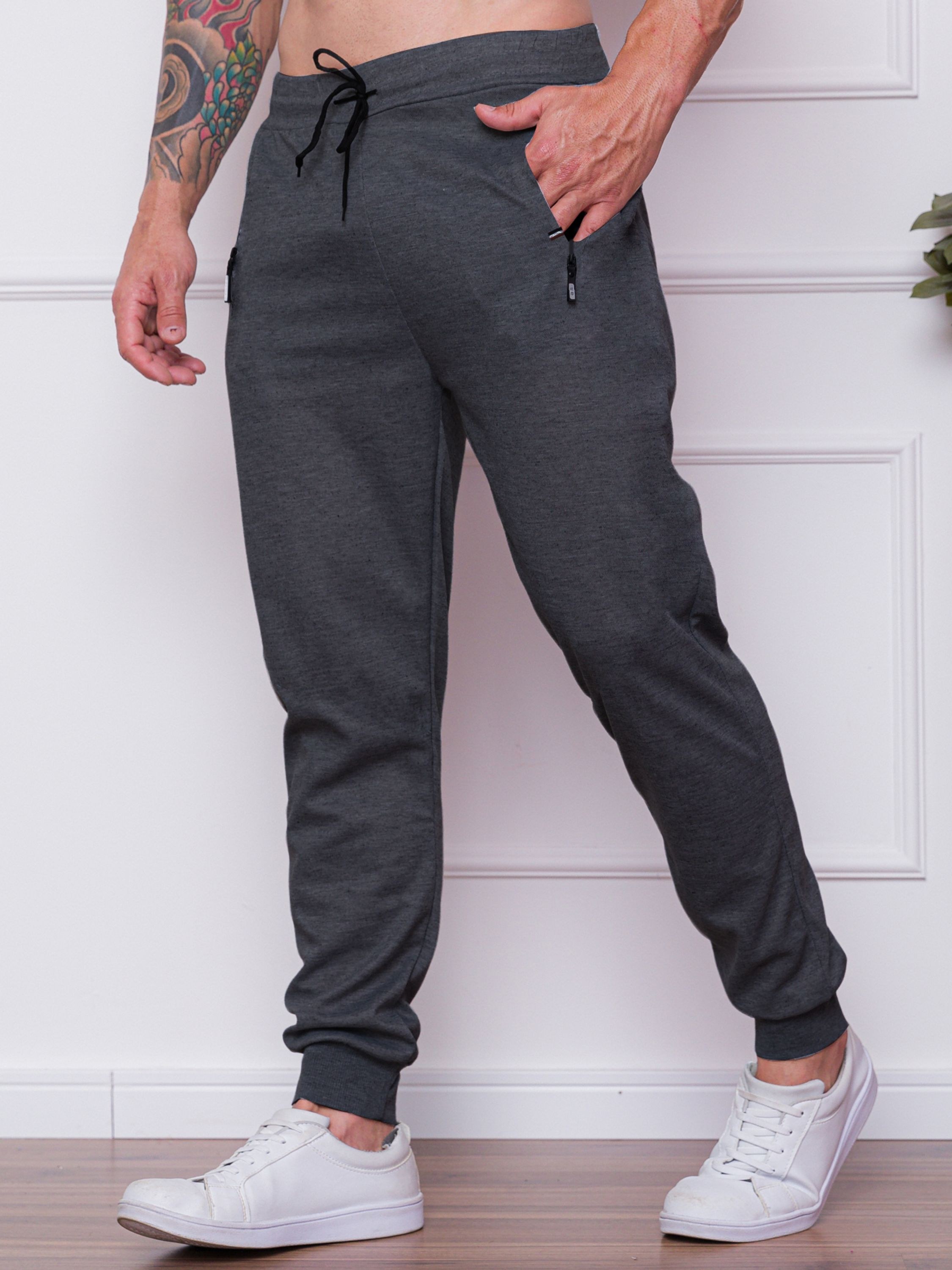 Masculina Moletom Calças