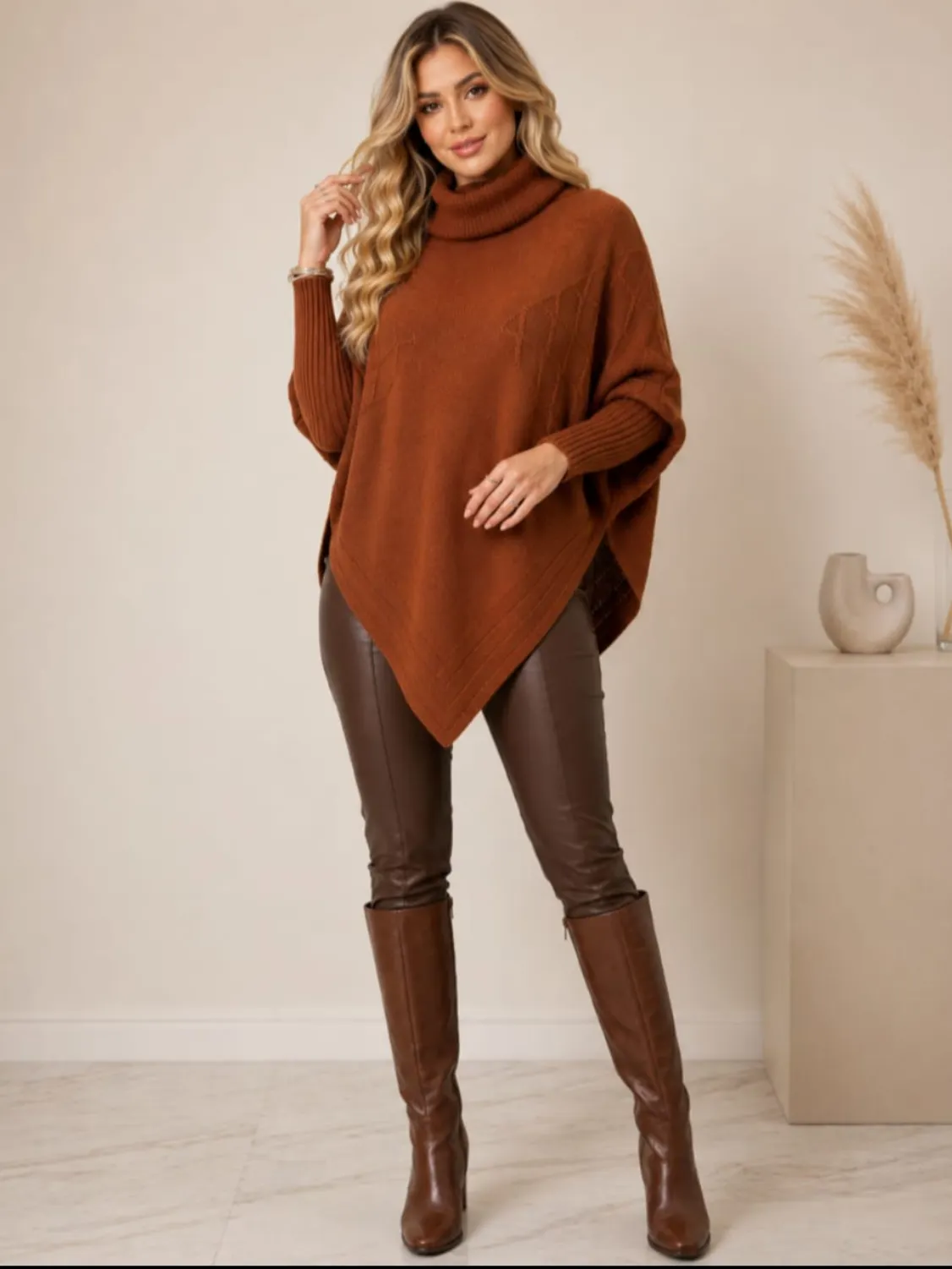Poncho Tricot Atacado
