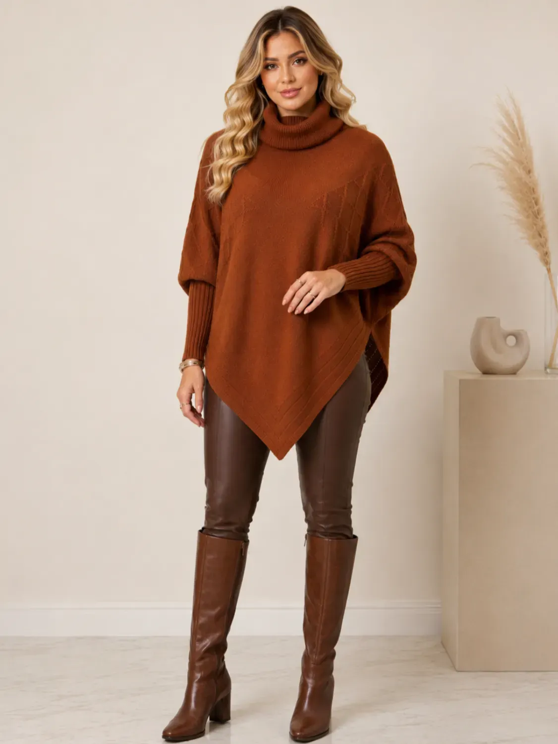 Poncho Tricot Atacado