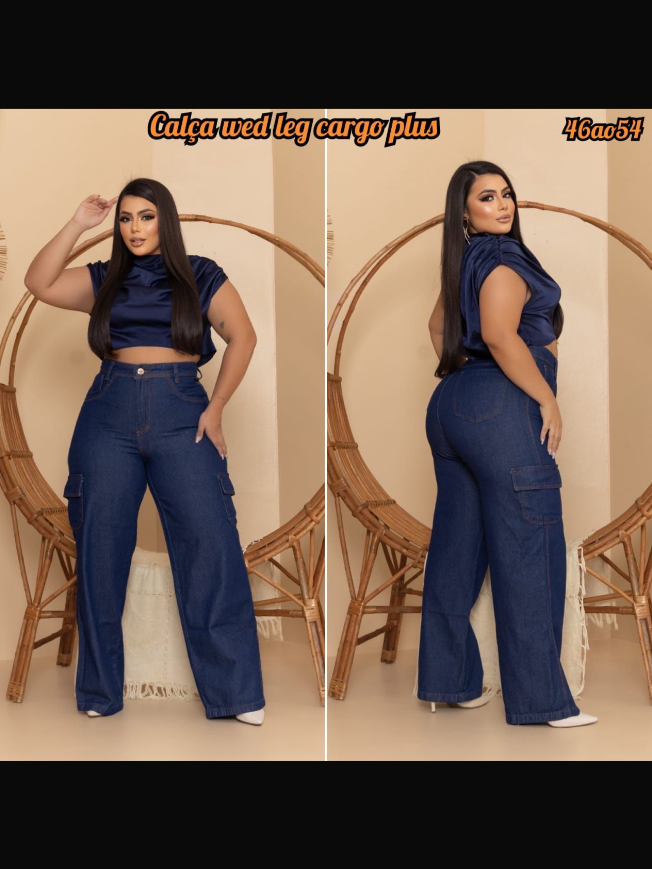 Wide Cargo Plus Size