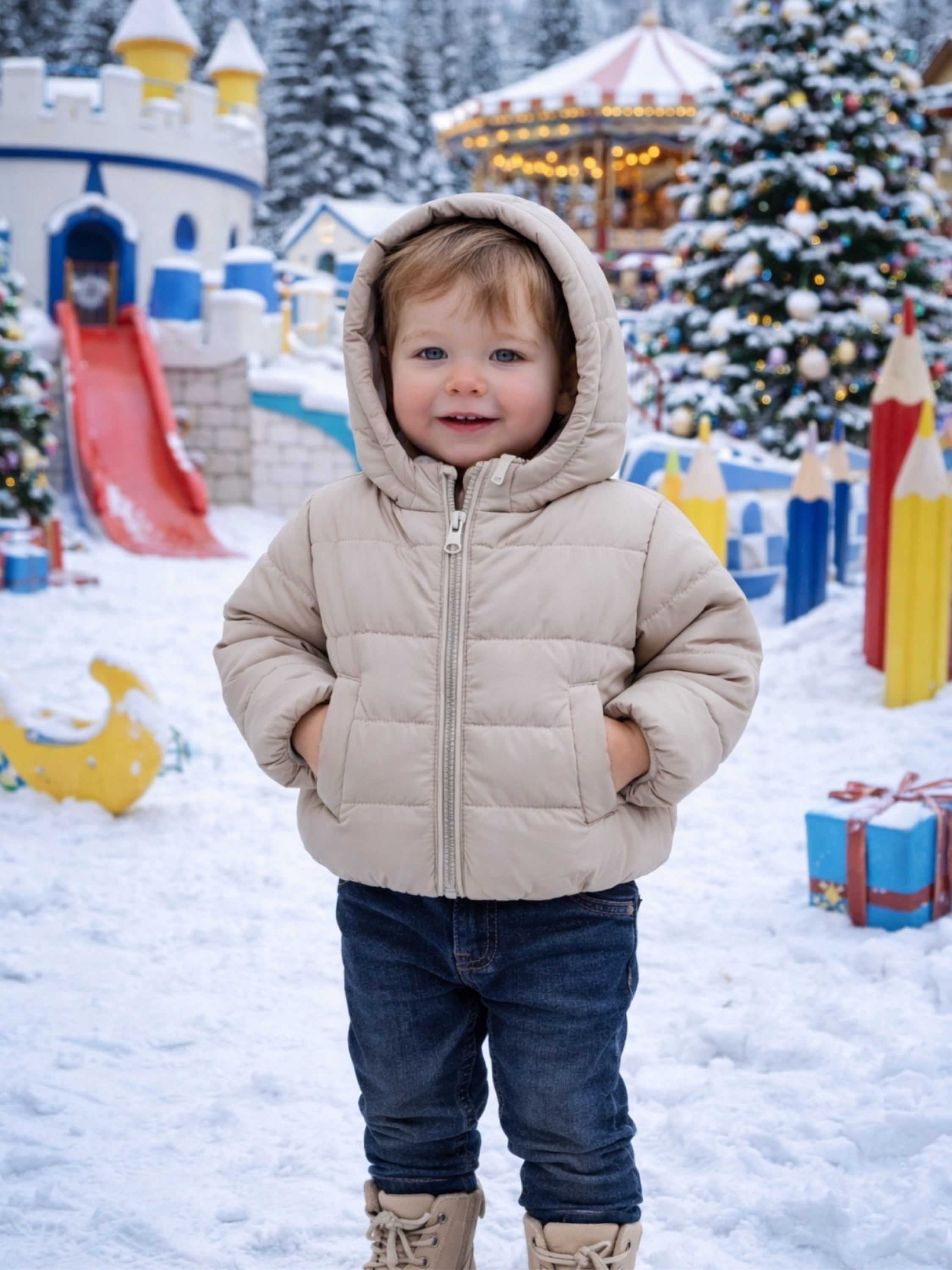 Jaqueta nylon infantil menino