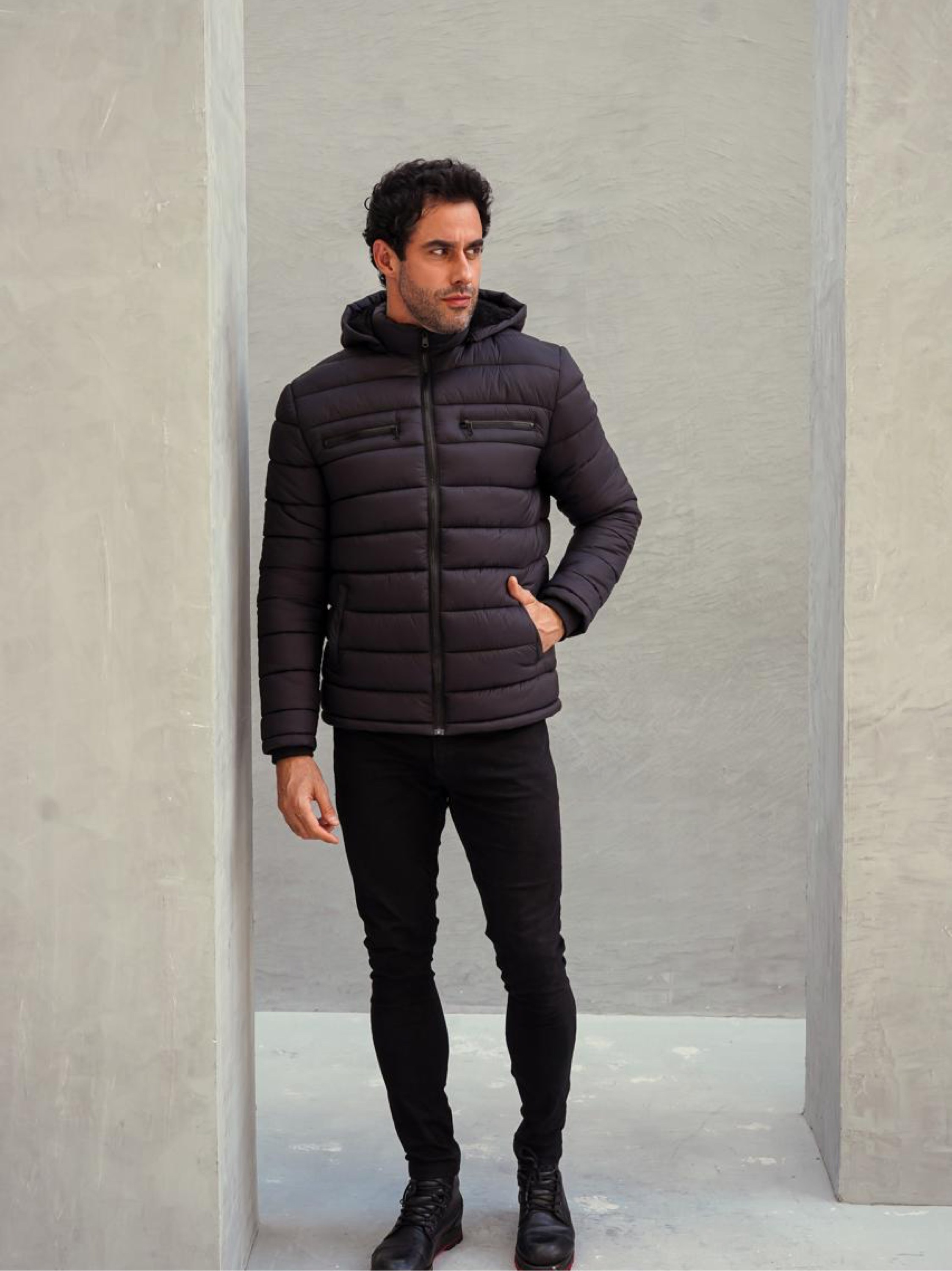 Jaqueta Bobojaco nylon forrada masculina