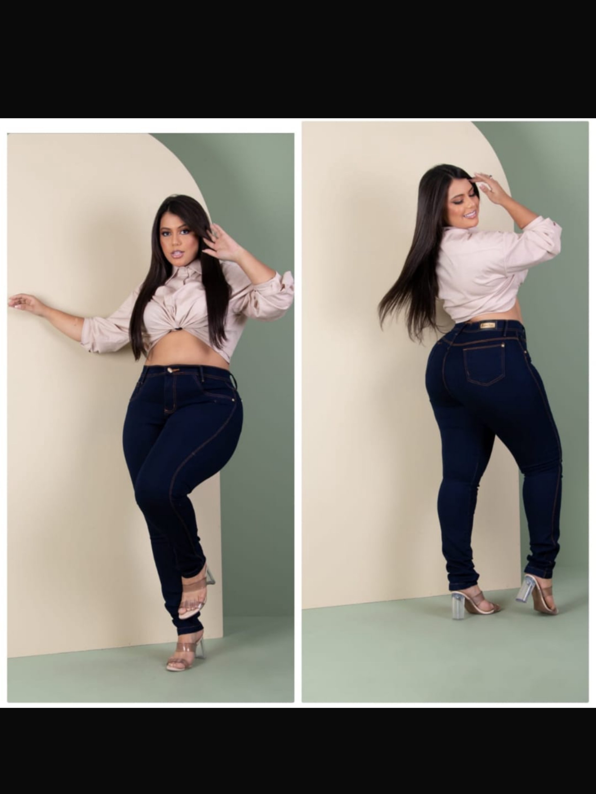 Skinny Plus Size feminino