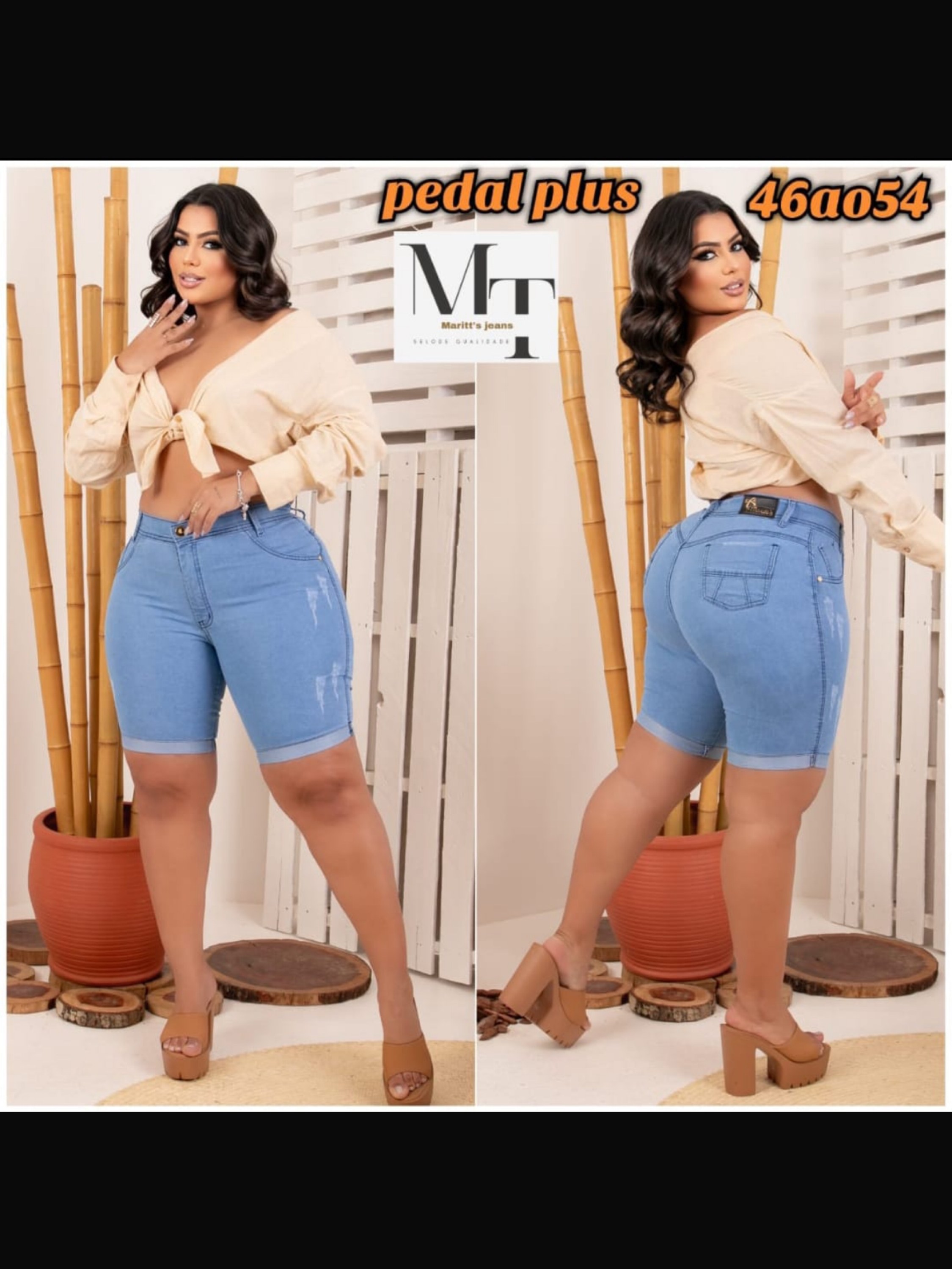 Pedal Plus Size Feminino