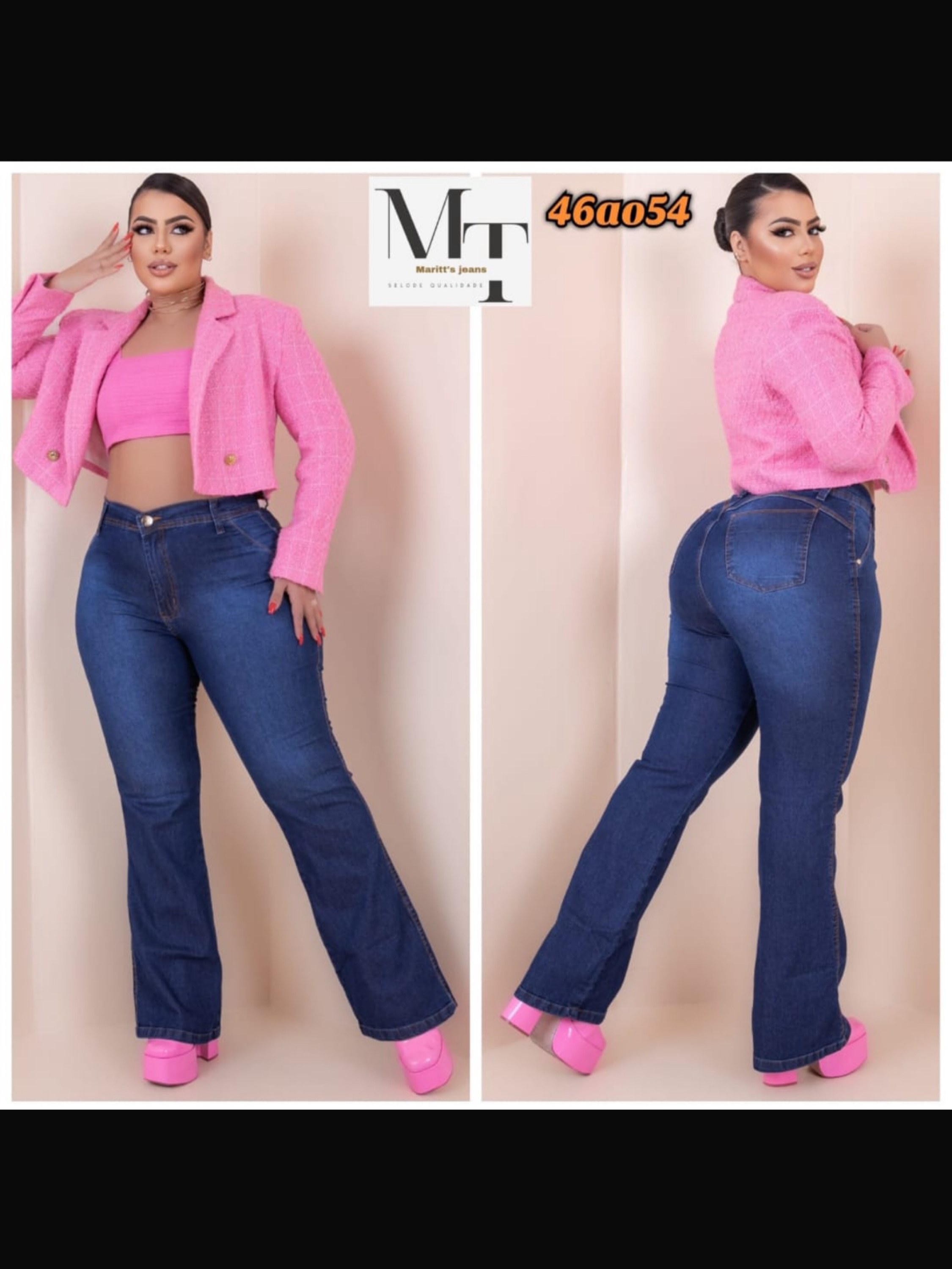 Calça Flare Plus Size Feminino
