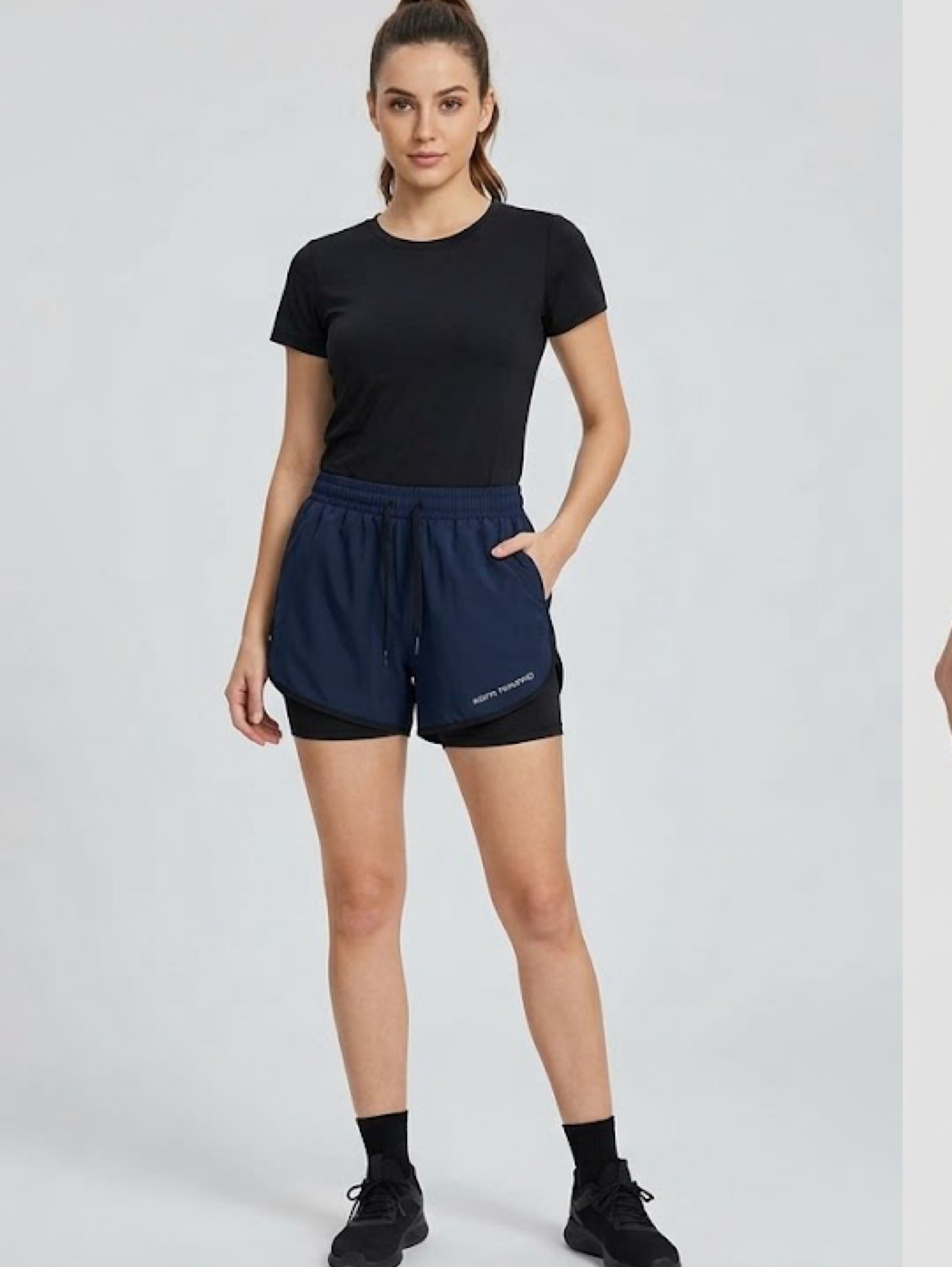 Shorts Duplo Feminino