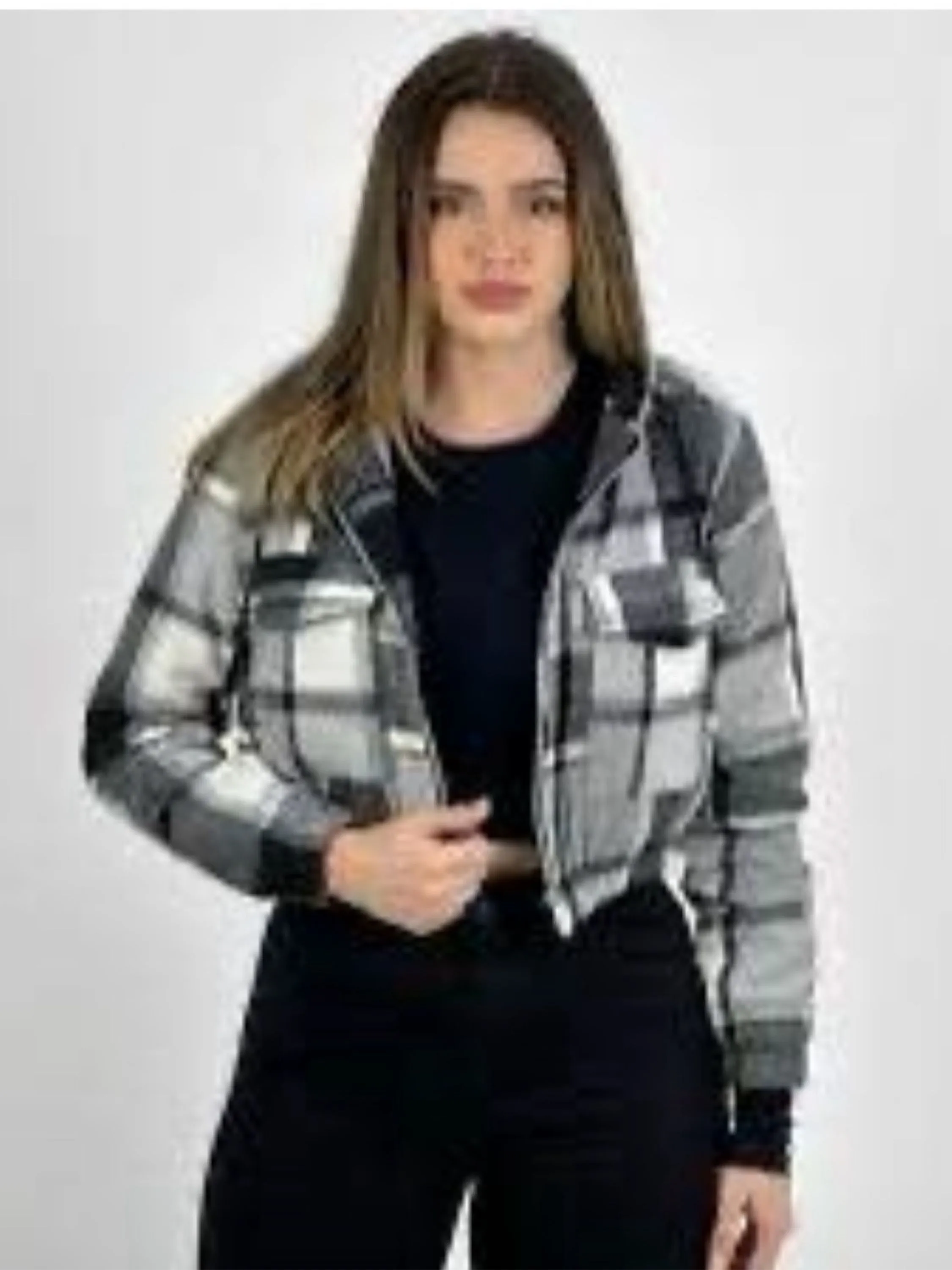 Jauqeta puffer xadrez