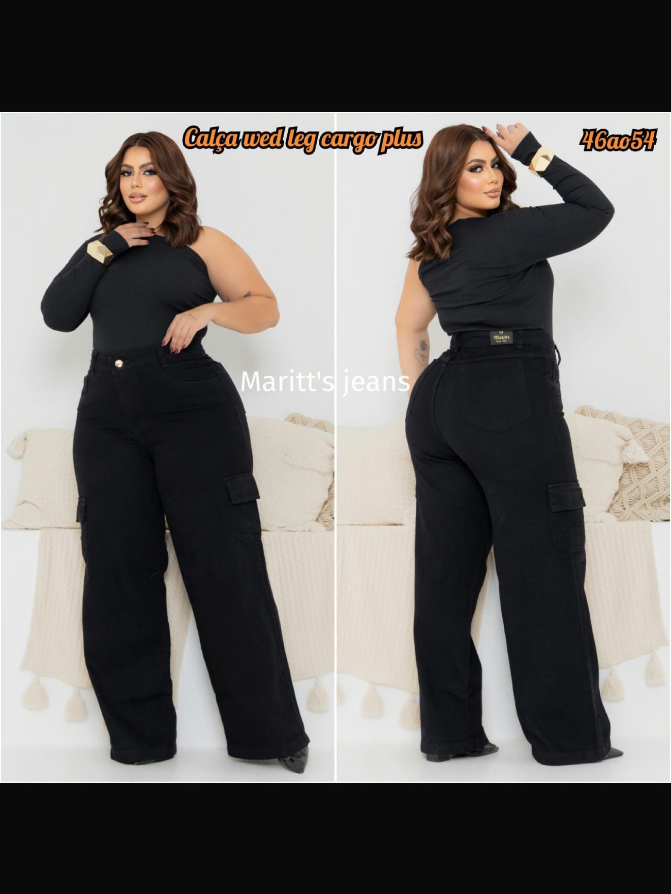 Wide Cargo Plus Size