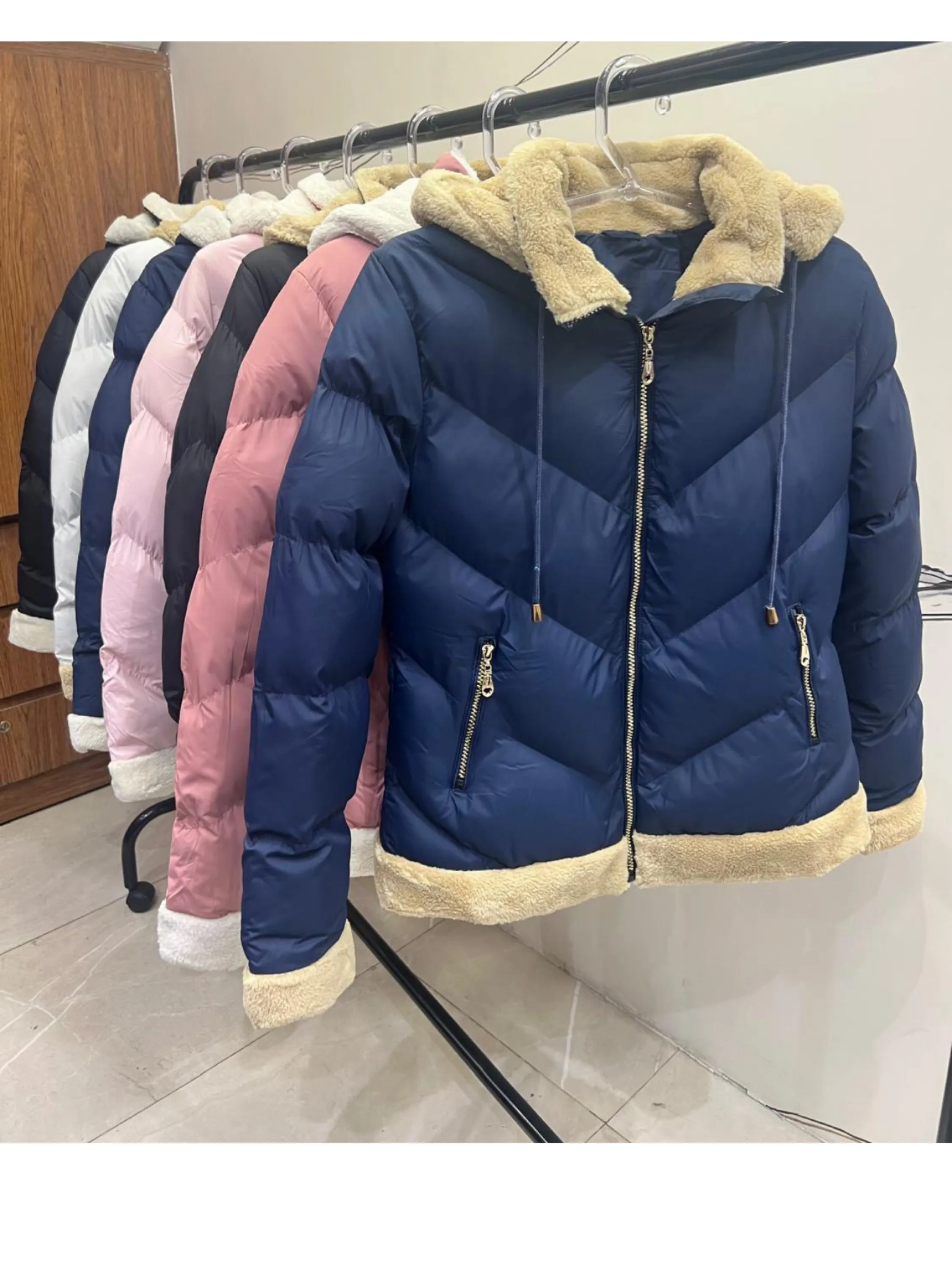 Jaqueta nylon forrada