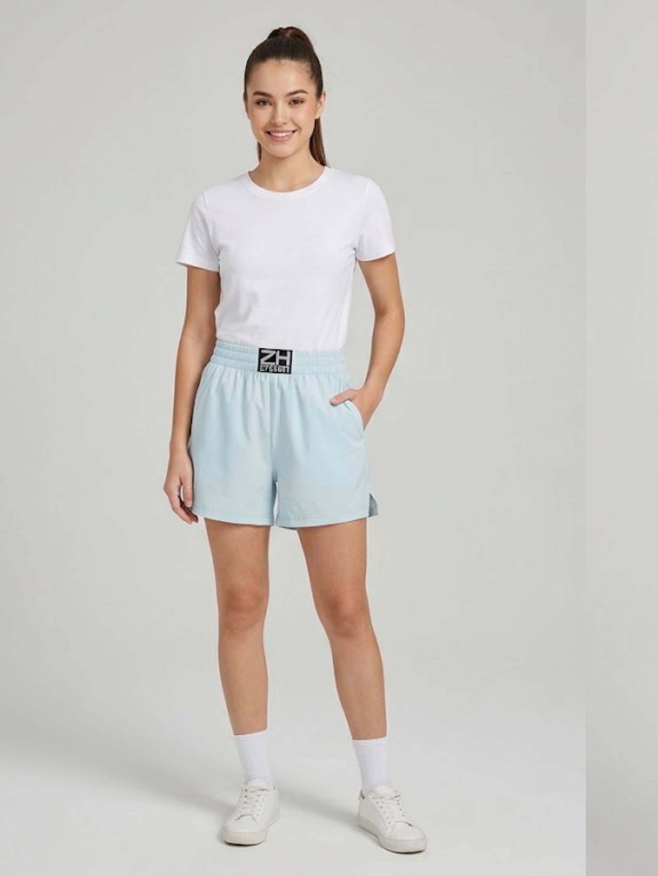 Shorts Academia com forro Feminino
