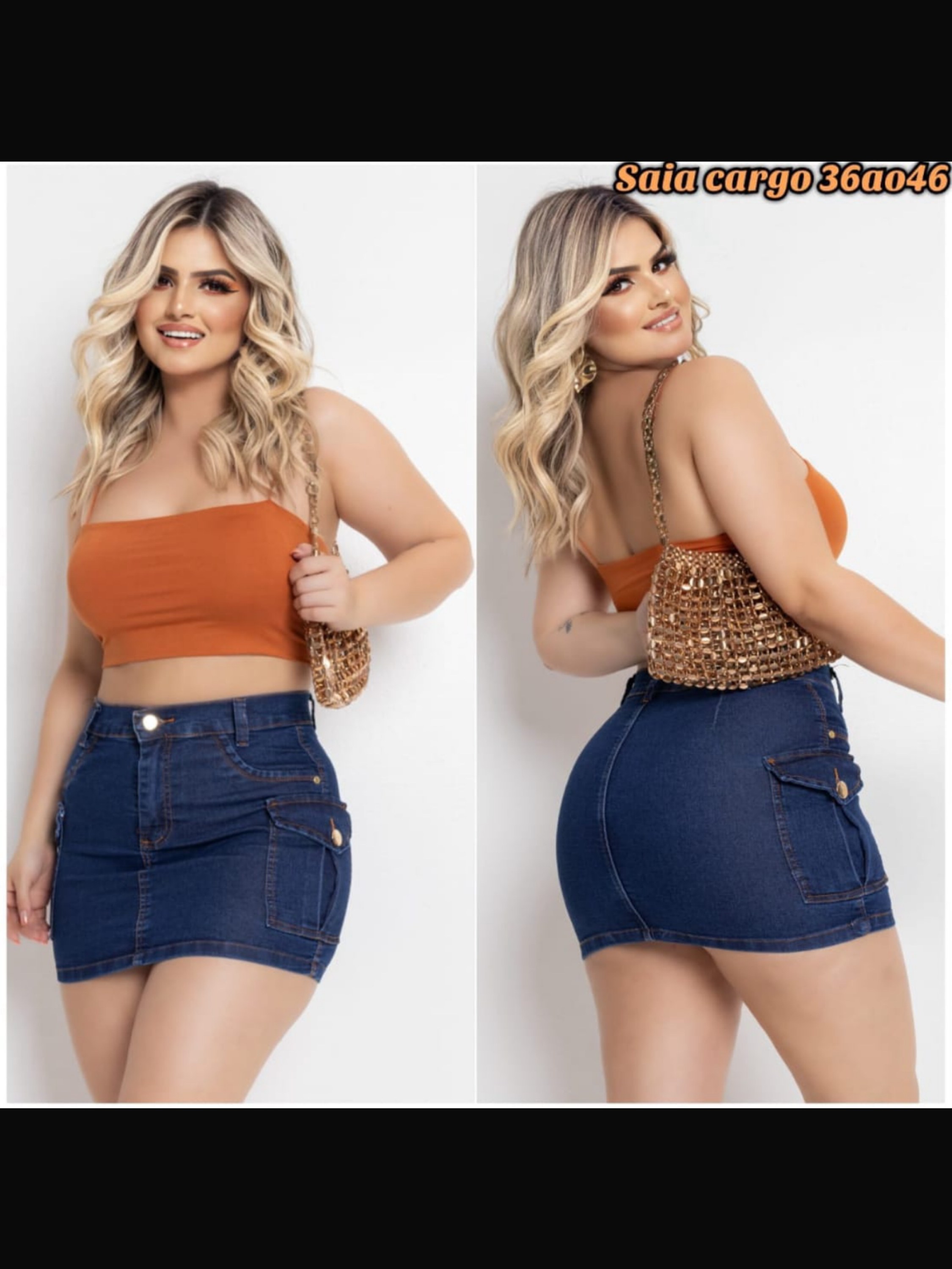 Saia Cargo Feminina