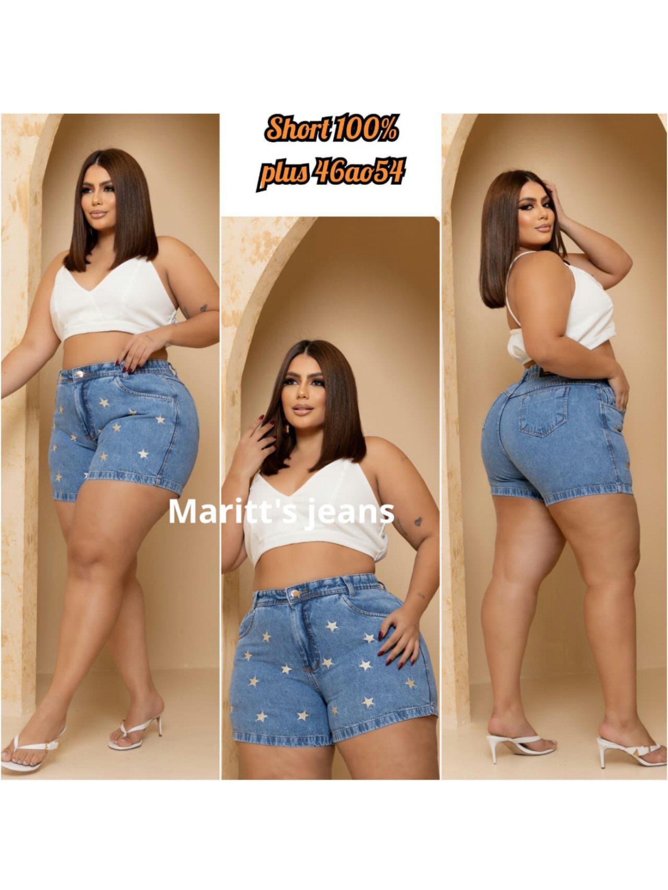 Shorts 100% Jeans Plus