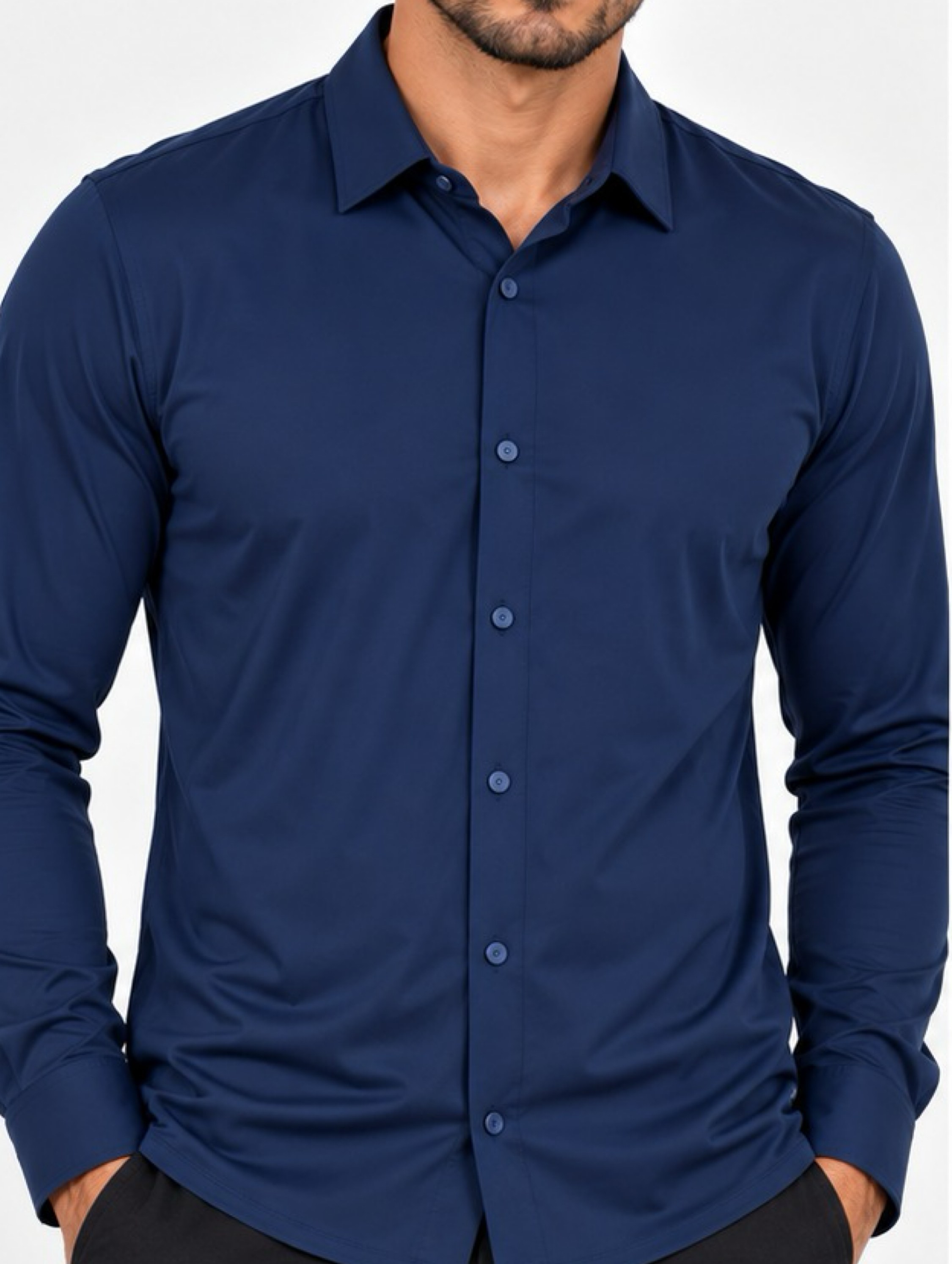 Camisa Polo de Botão Masculina