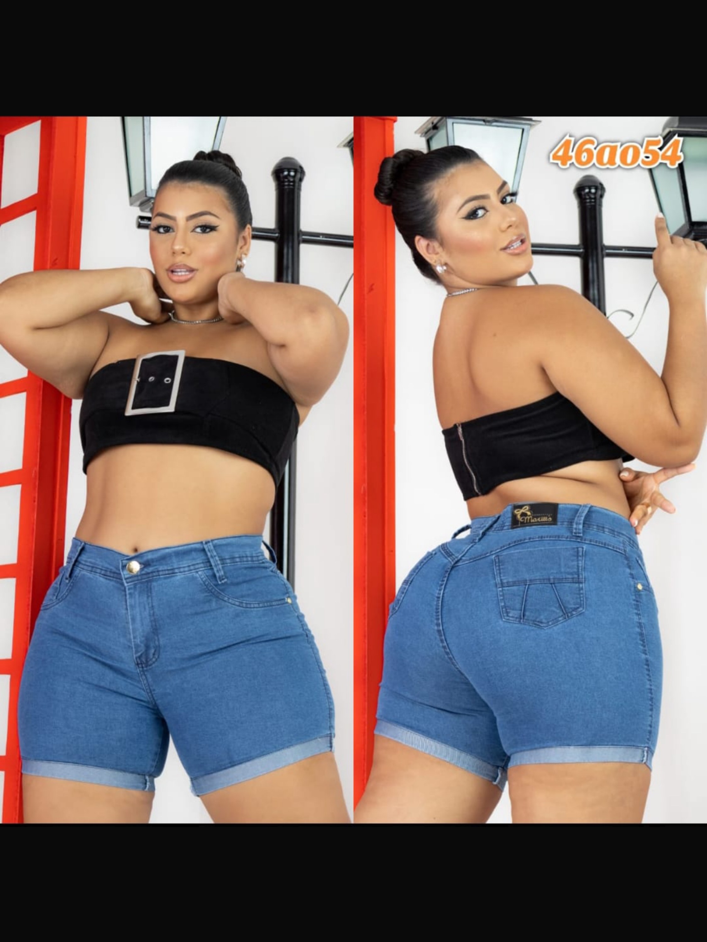 Meia-Coxa Plus Size Feminino