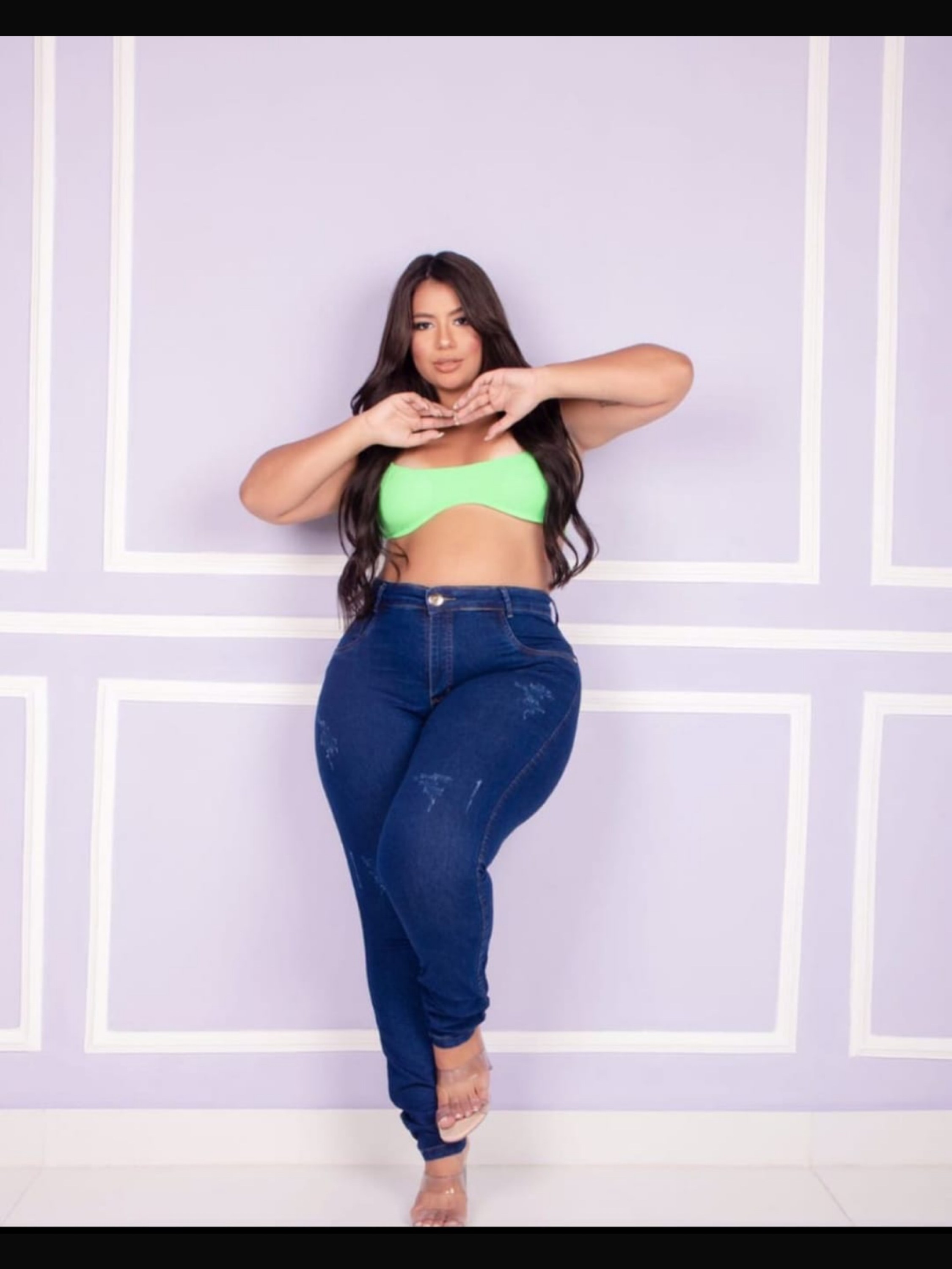 Calça Skinny Plus Size Feminino
