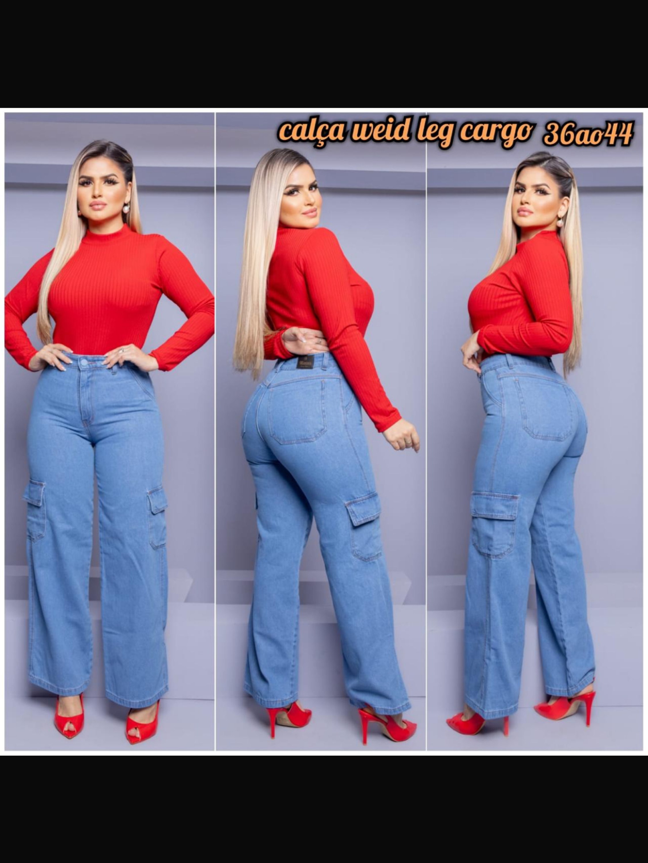 Wide Cargo Clara Feminino