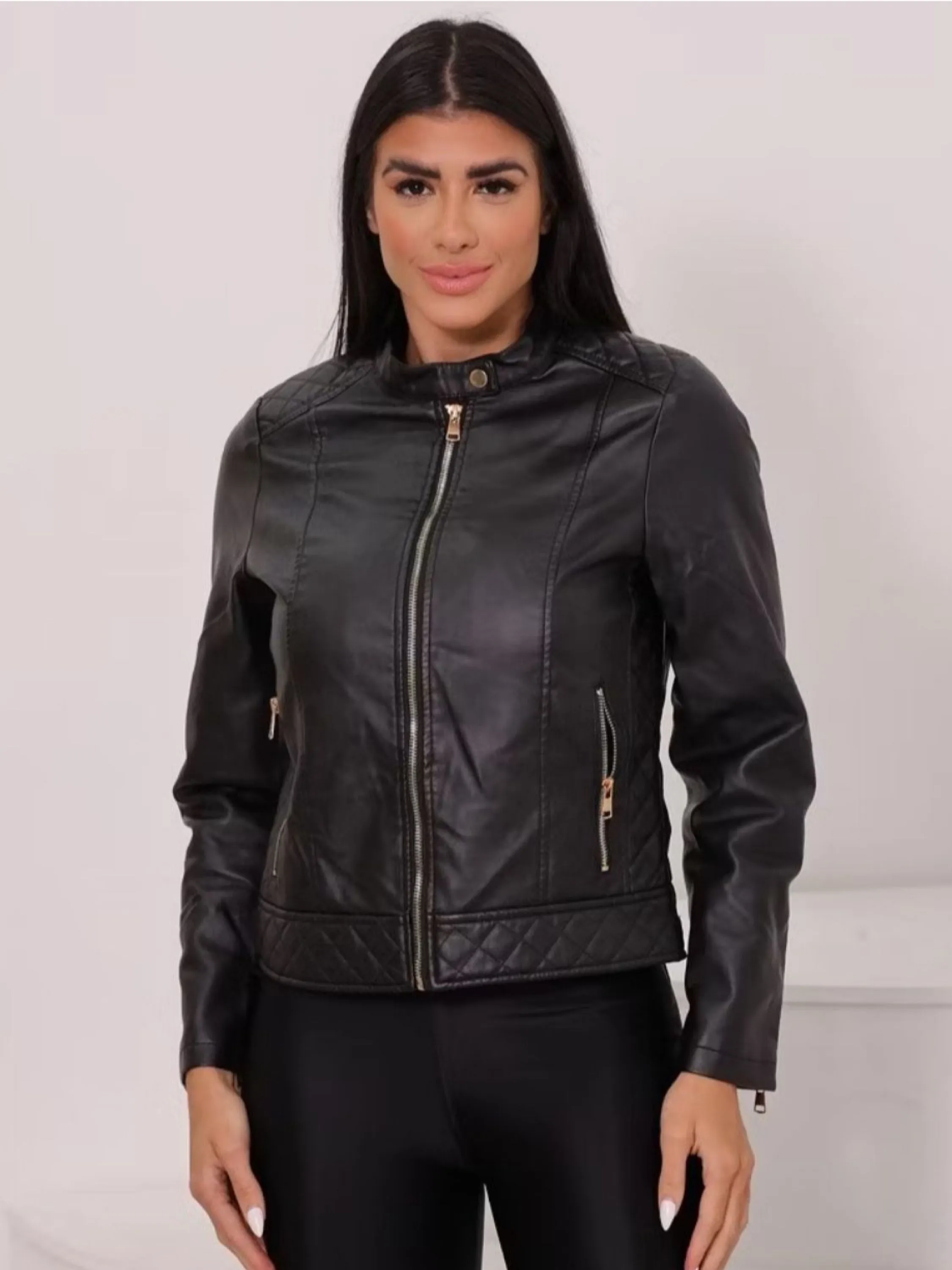 Jaqueta couro feminina