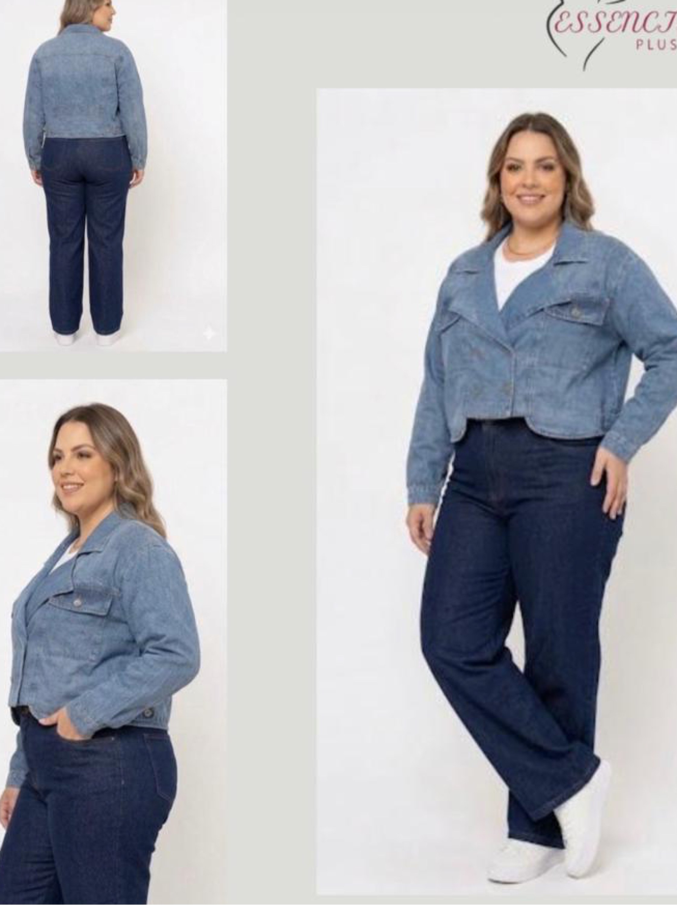 Jaqueta 100% Jeans Plus