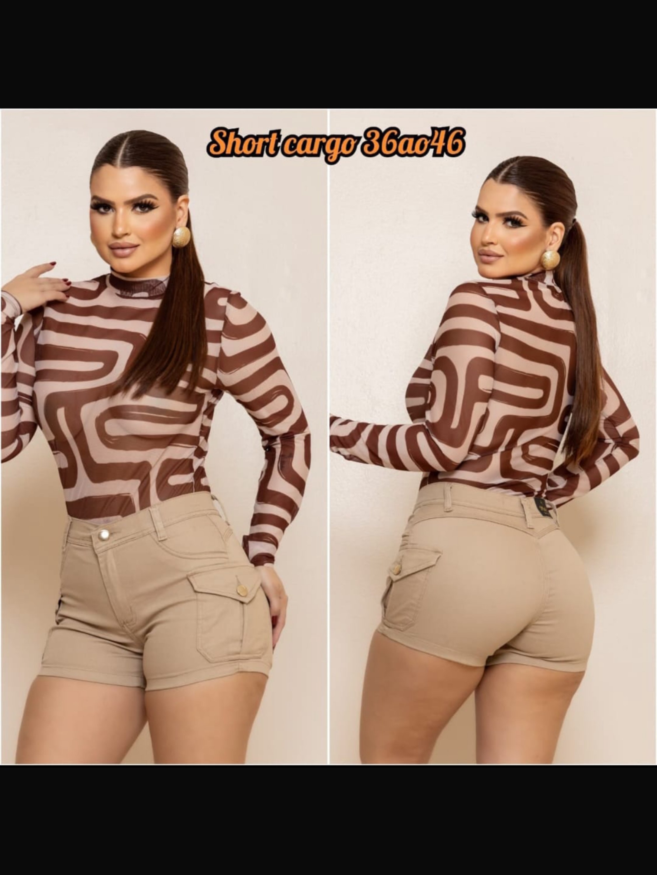 Short Cargo Feminino
