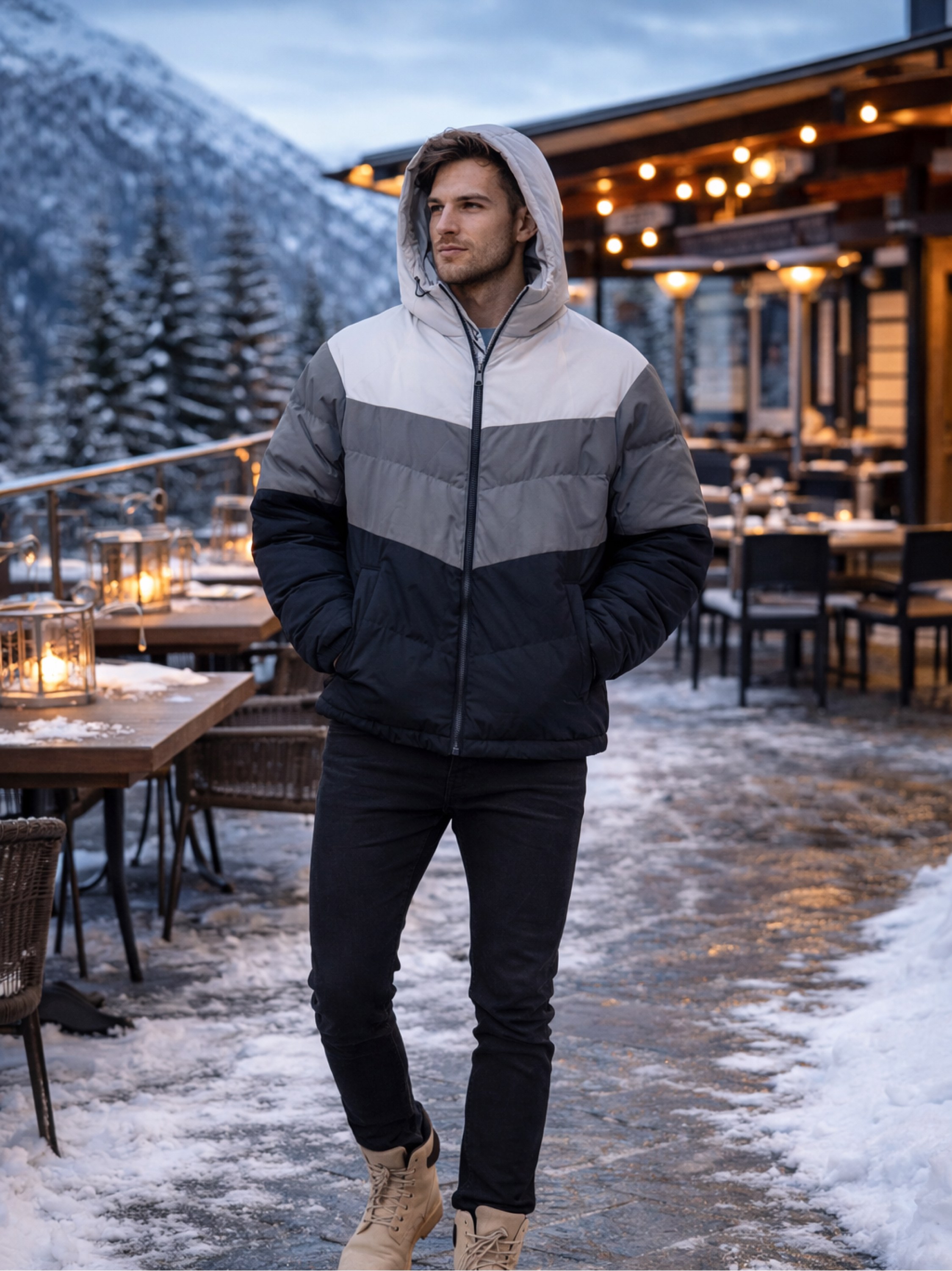 Jaqueta bobojaco nylon masculino