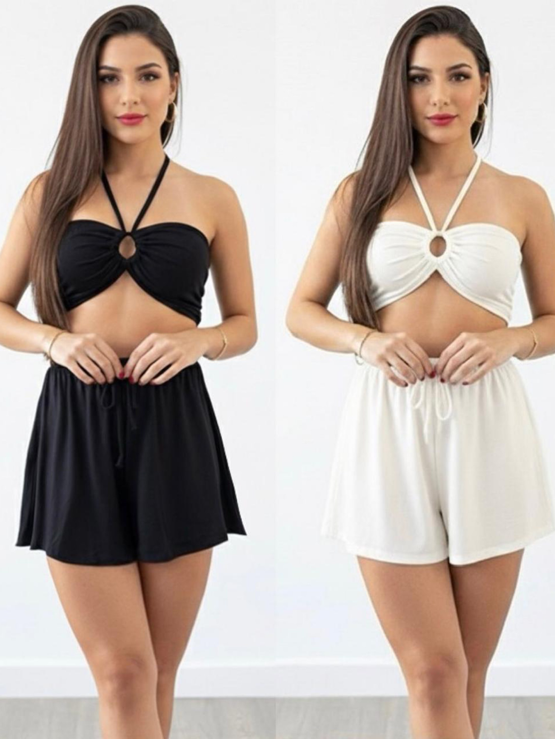 Conjunto maya  com cropped