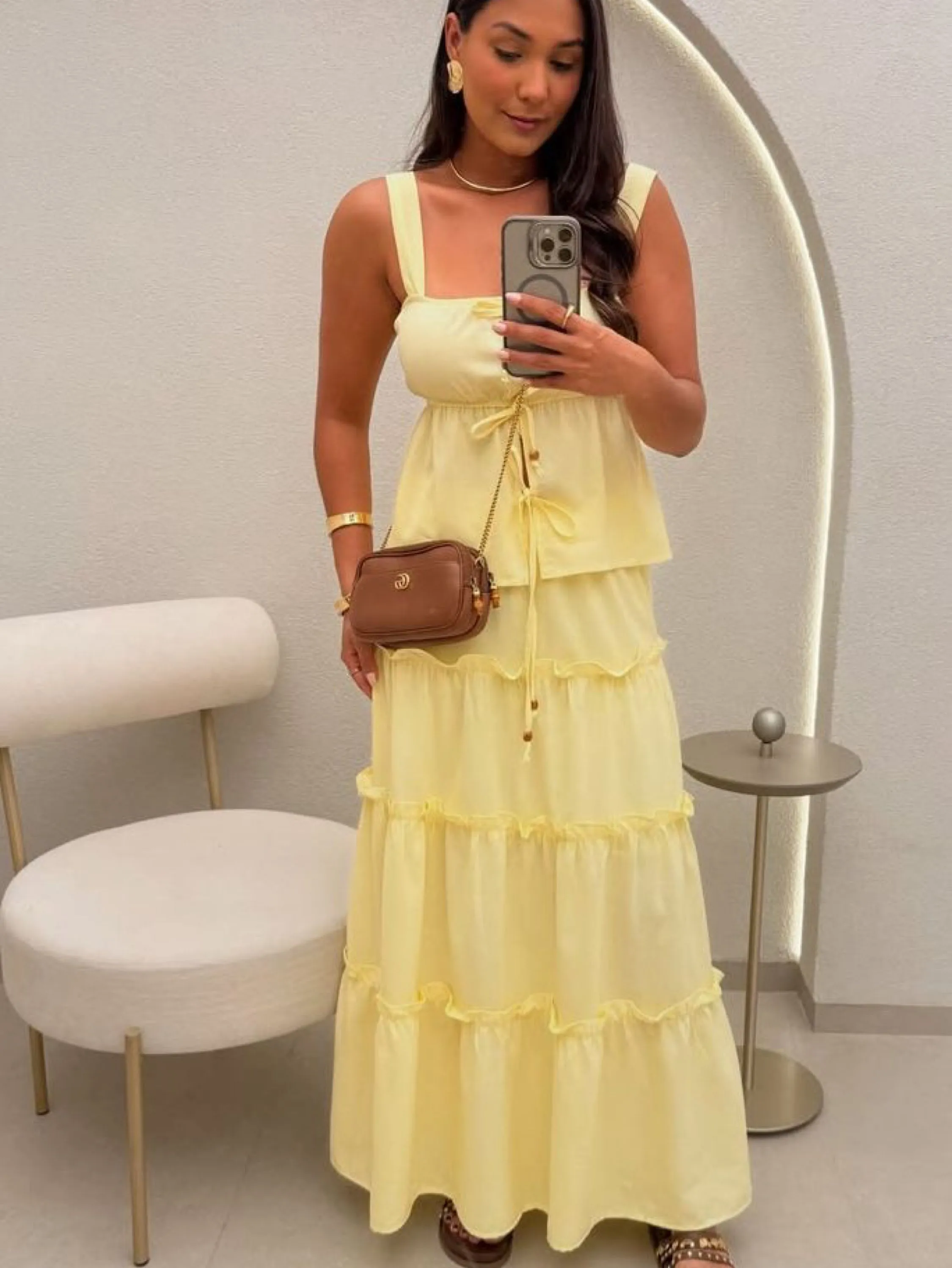 Conjunto  saia longa Virgínia