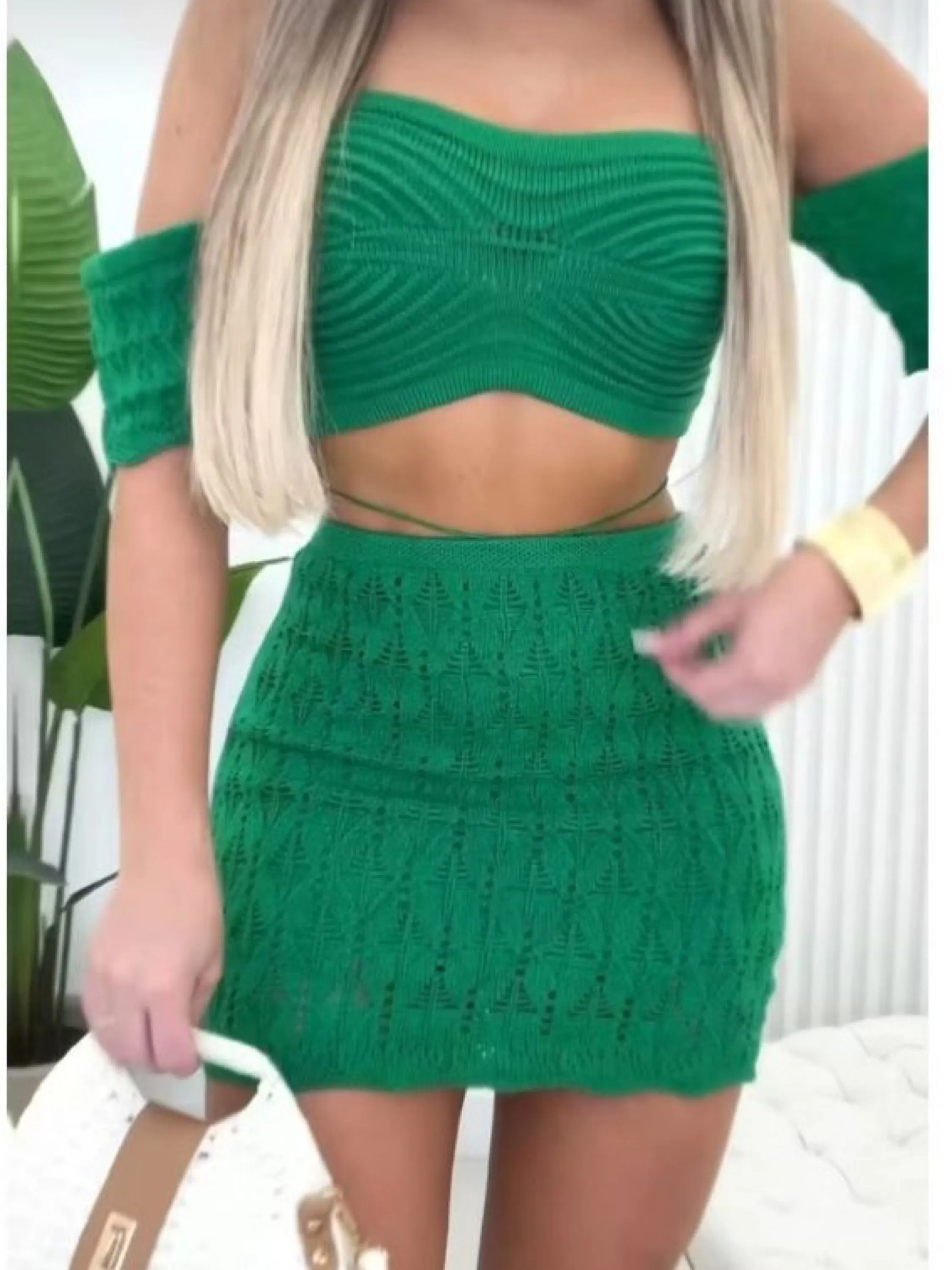 Conjunto tricot modal / vestido