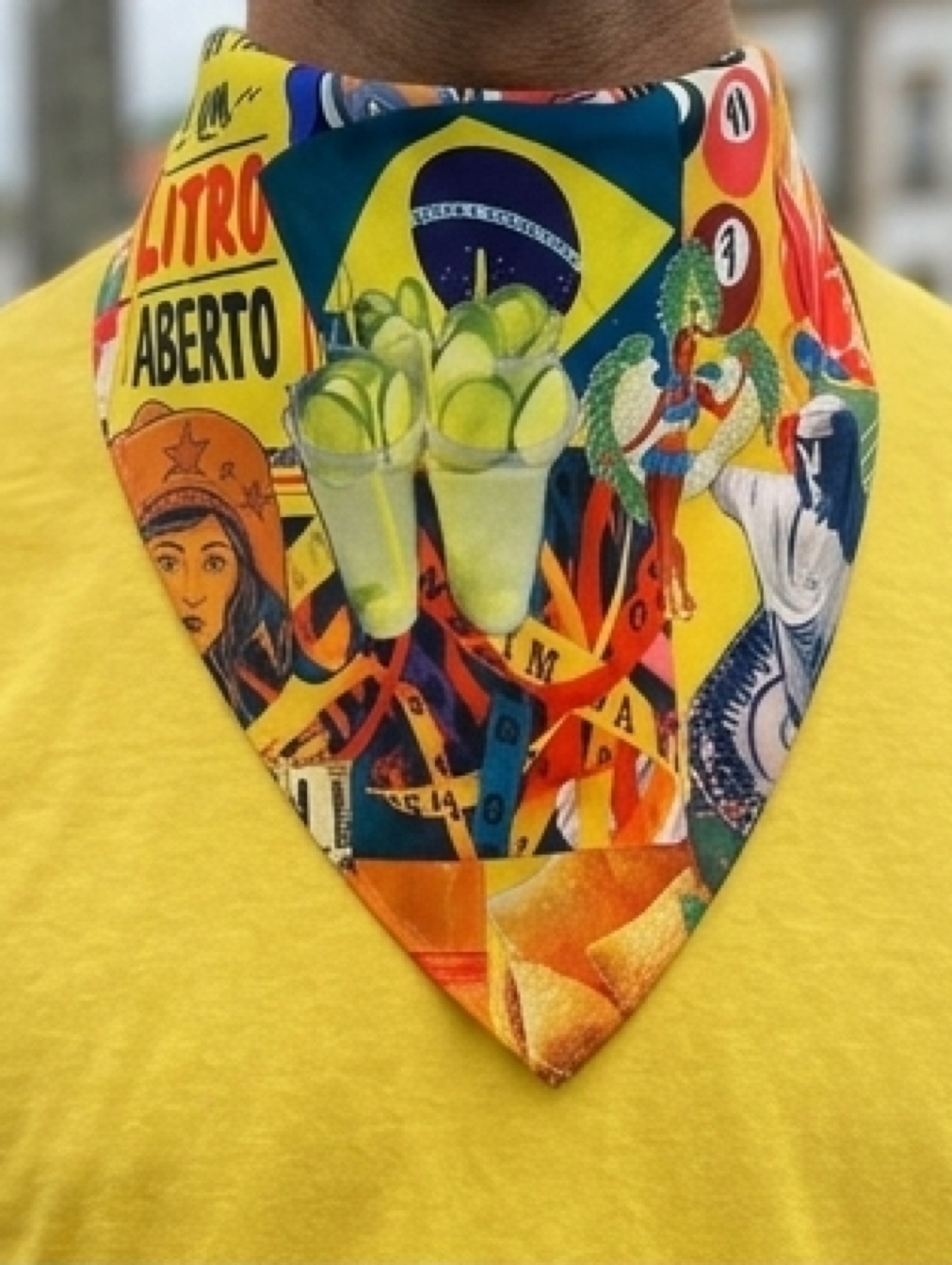 Bandana lenço do Brasil 🇧🇷