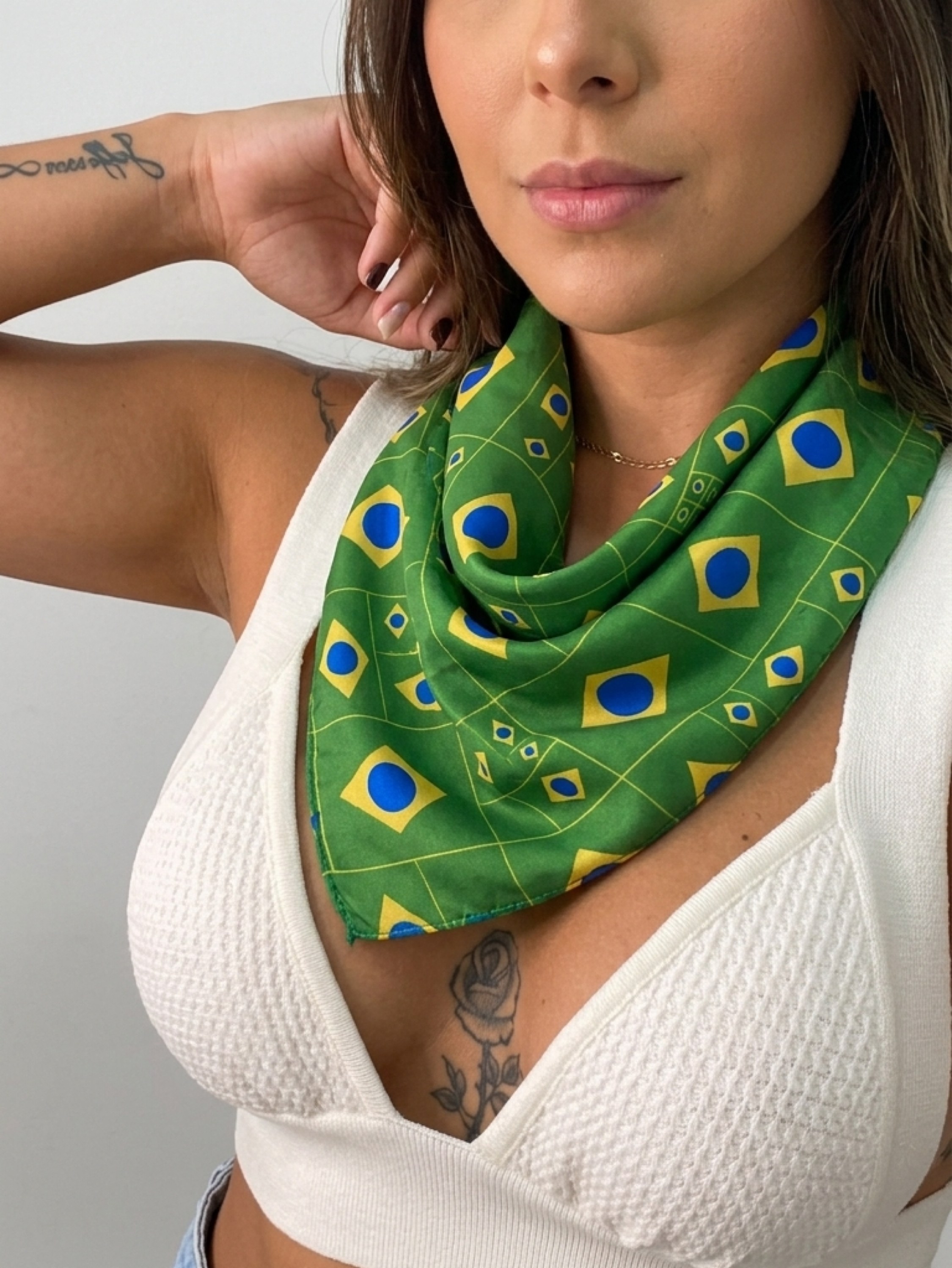 Bandana do Brasil lenço 50x50