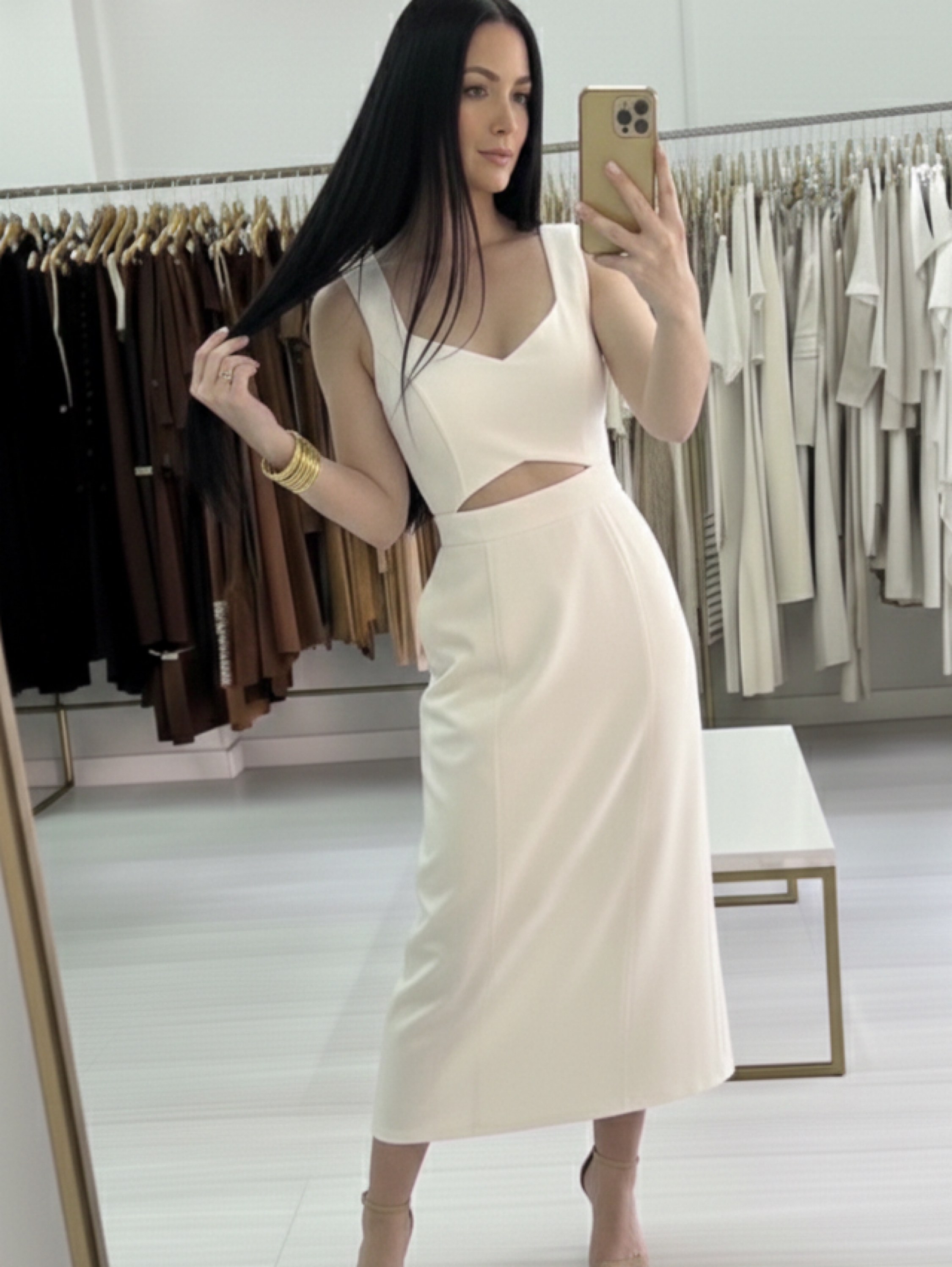 Vestido alfaiataria marrante com bolsos