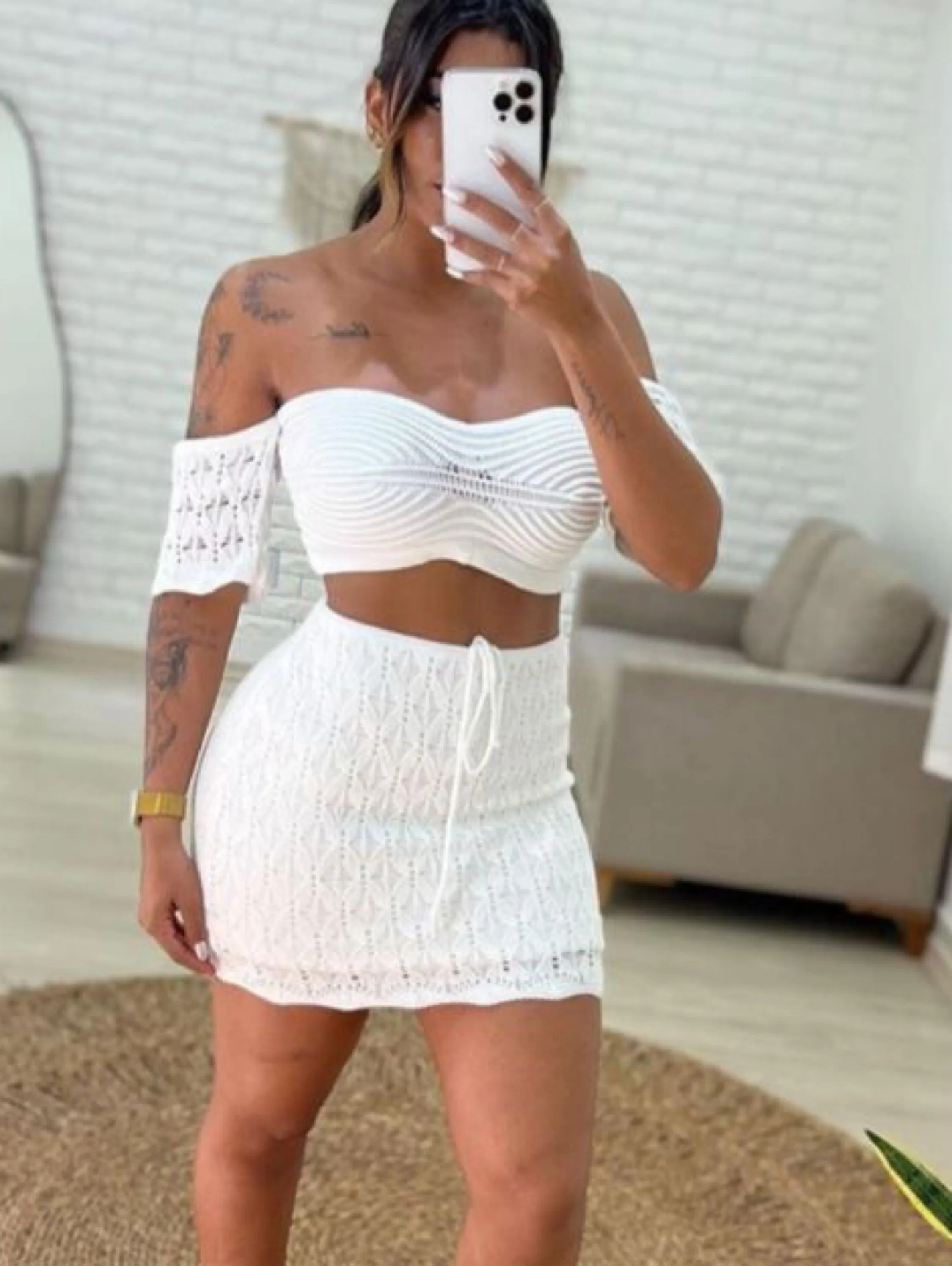 Conjunto tricot modal / vestido