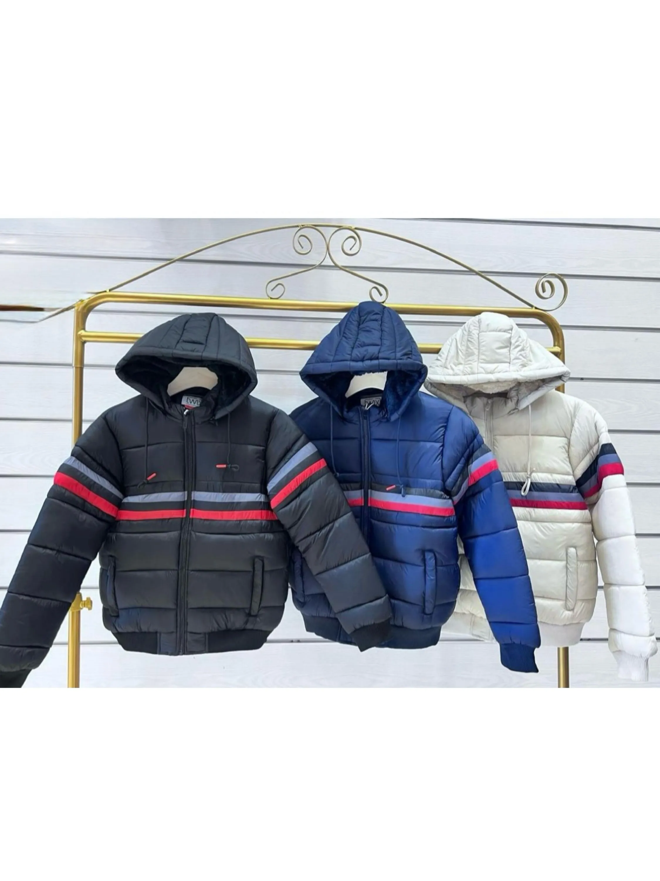 Jaqueta nylon forrada infantil menino