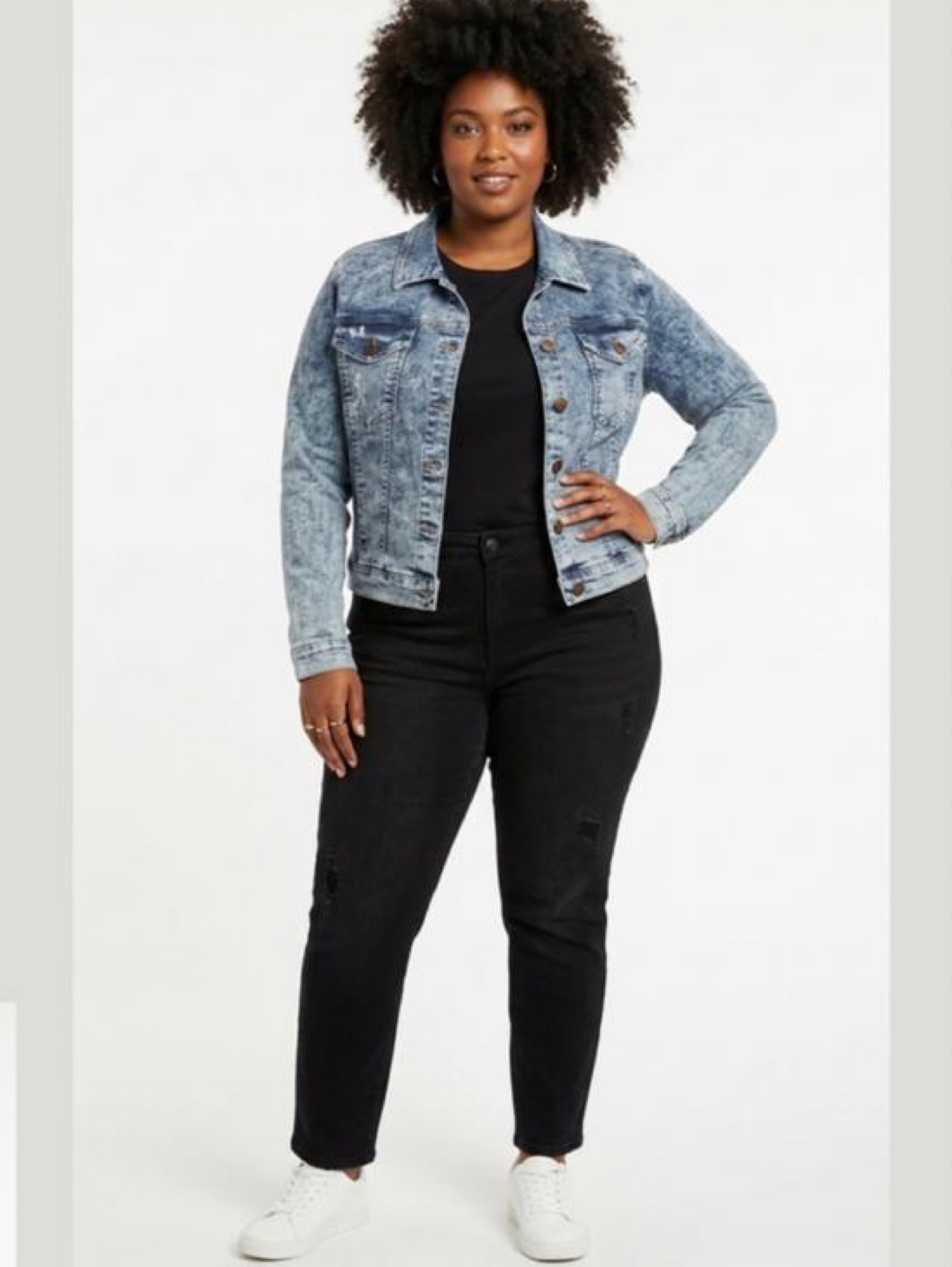 Jaqueta plus size feminina
