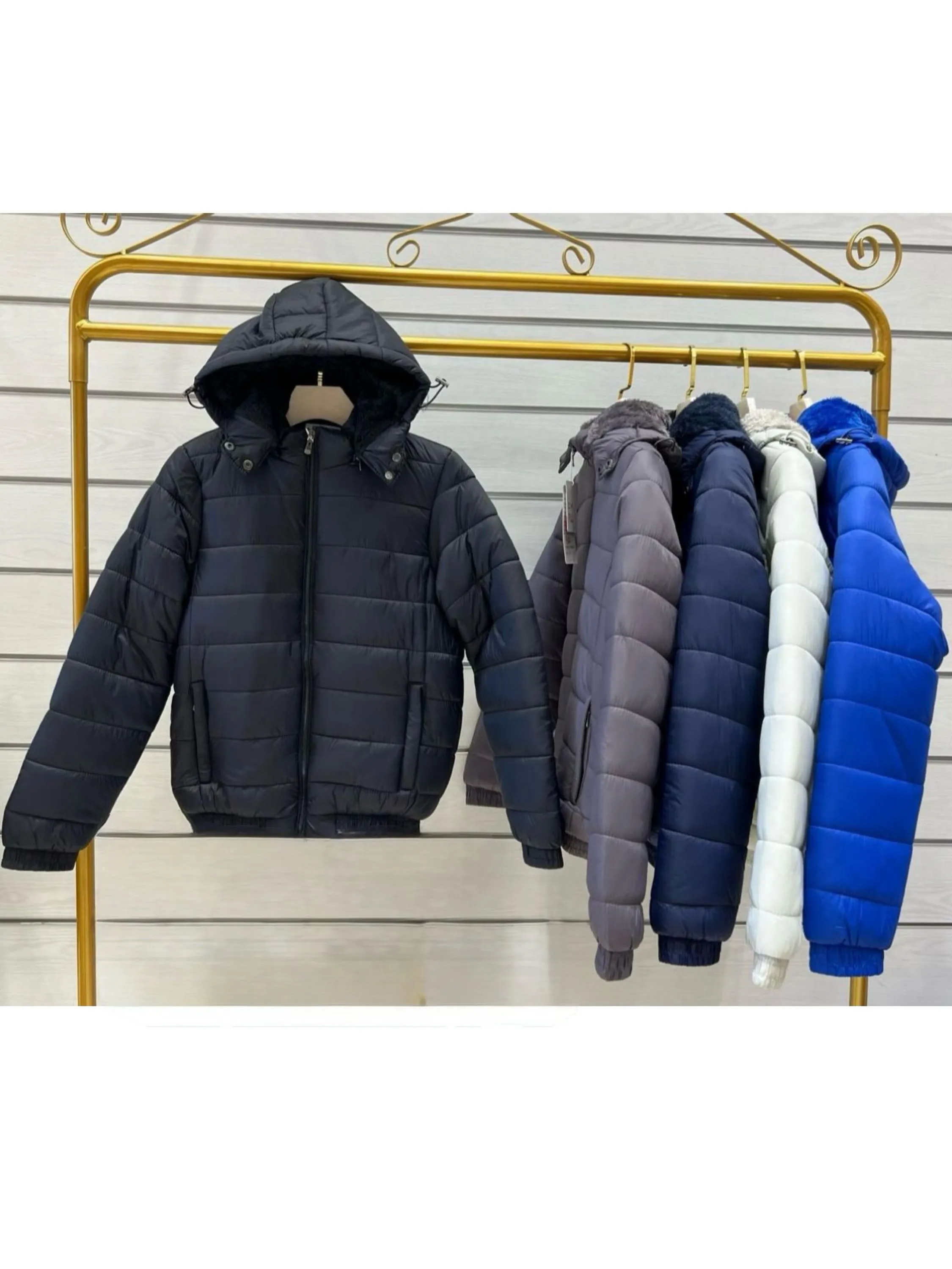 Jaqueta nylon forrada infantil menino