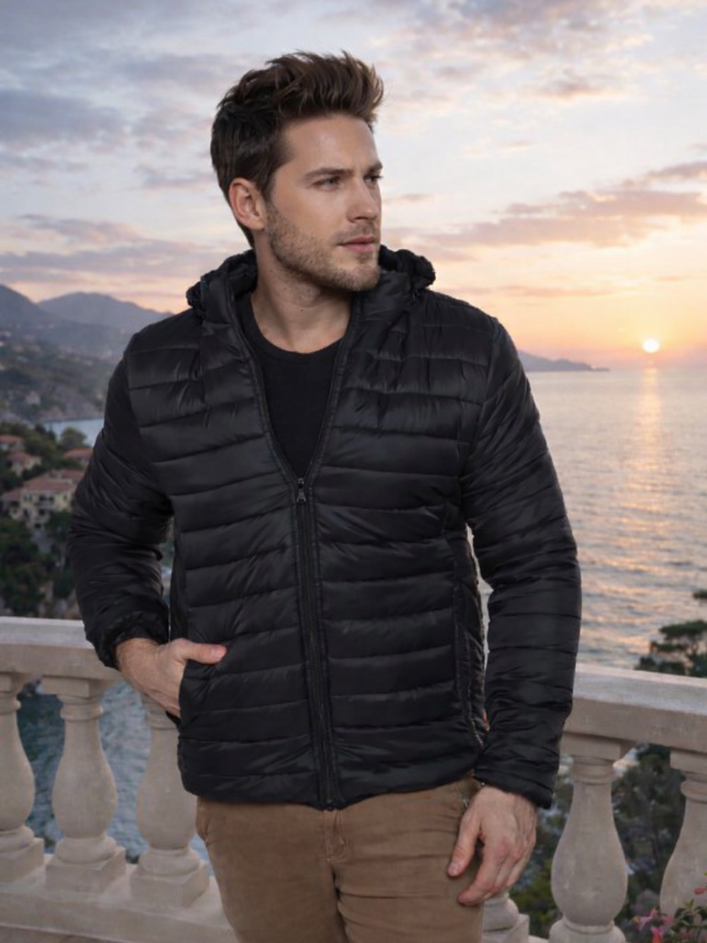 Jaqueta gominho forrada masculina