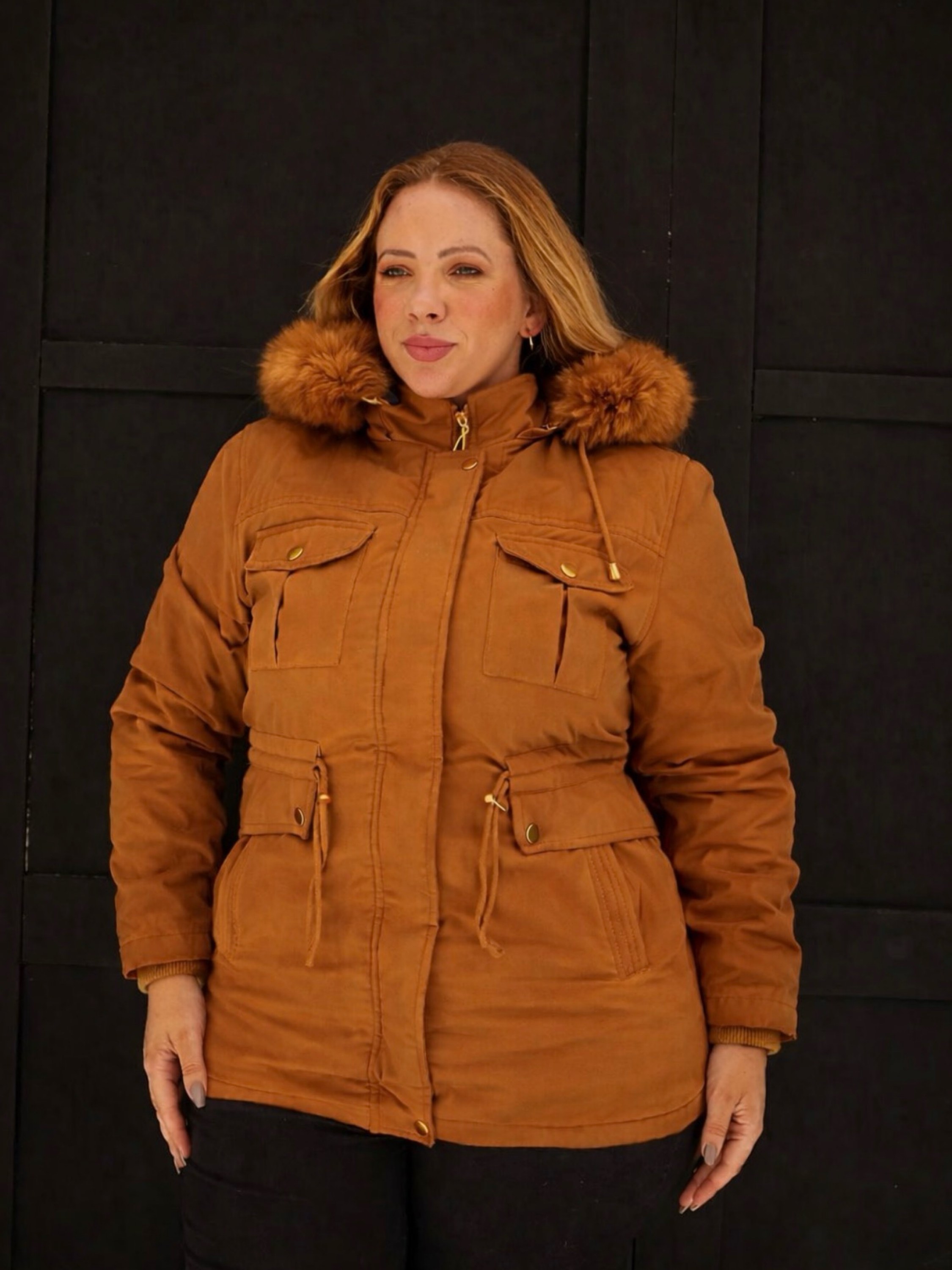 Parma sarja forrada feminina plus size